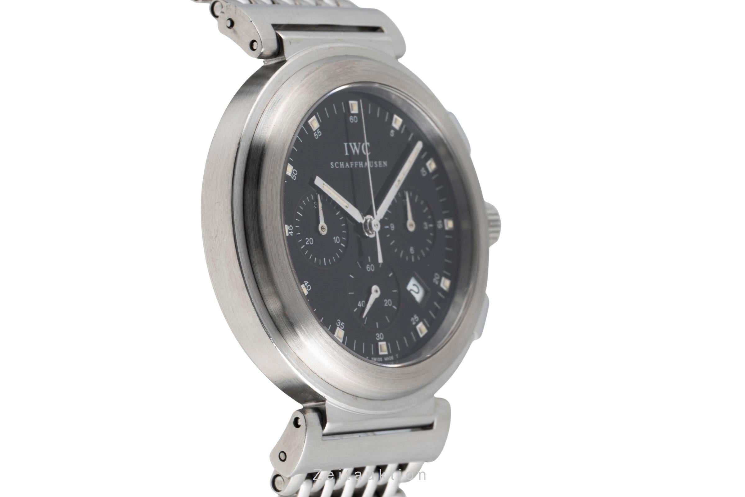 IWC Da Vinci chronograph steel quartz men's watch IW3728-05  [2600268]