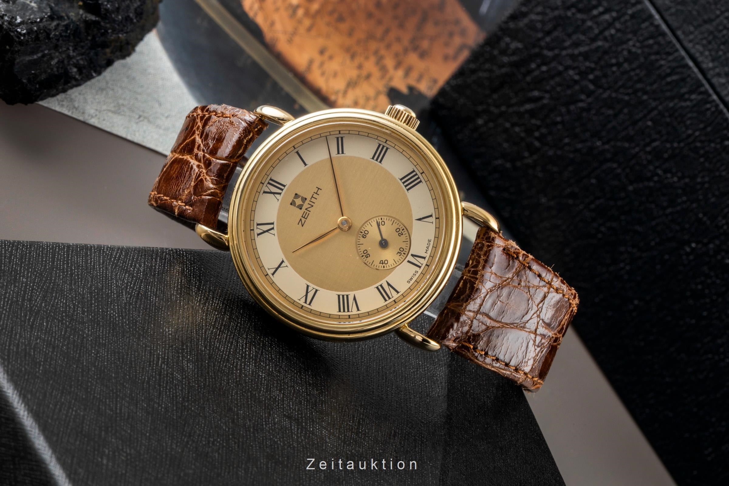 Zenith Prime 18 ct gold manual winding men's watch 30.0530.113  [2600269]