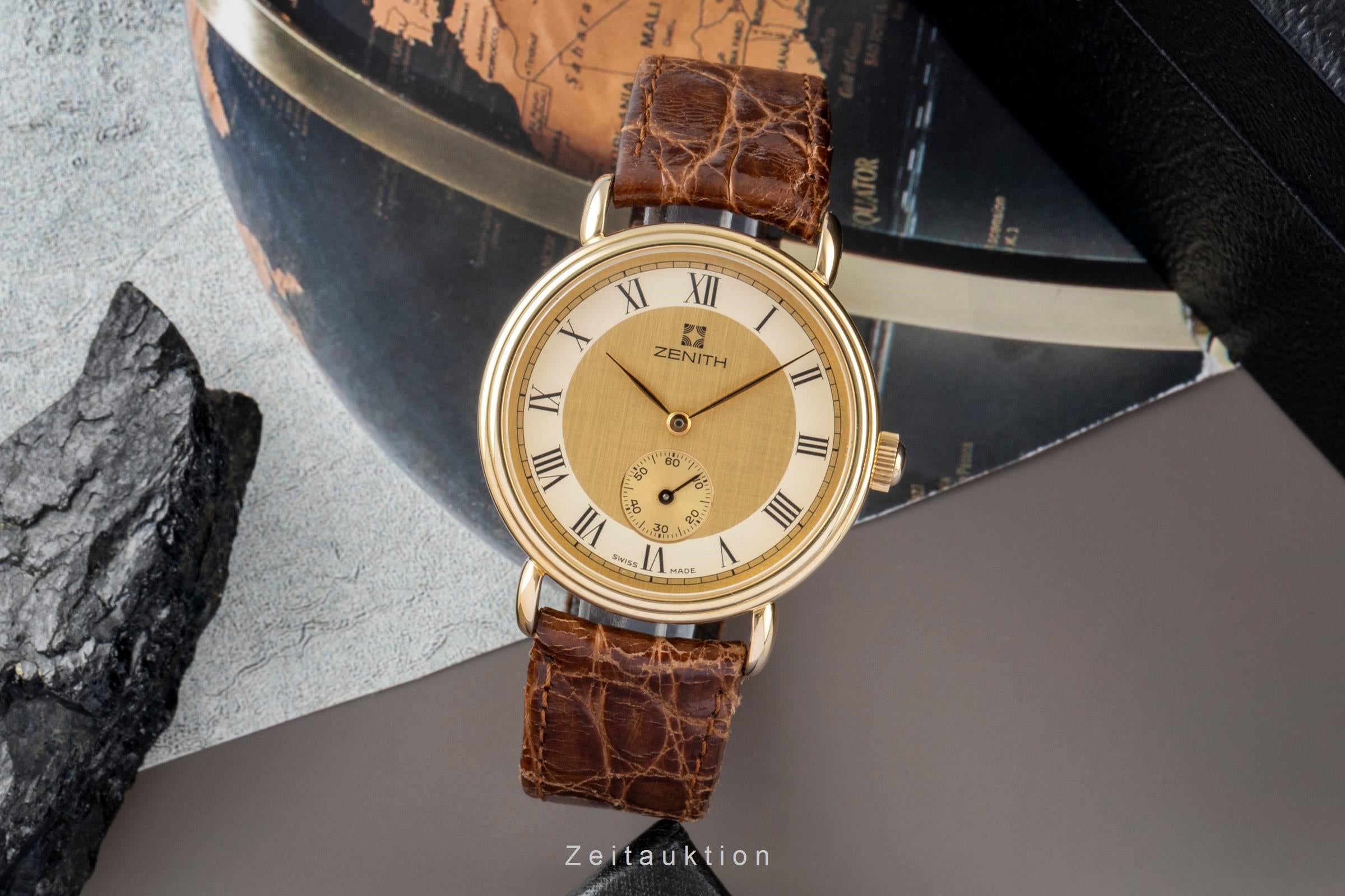 Zenith Prime 18 ct gold manual winding men's watch 30.0530.113  [2600269]