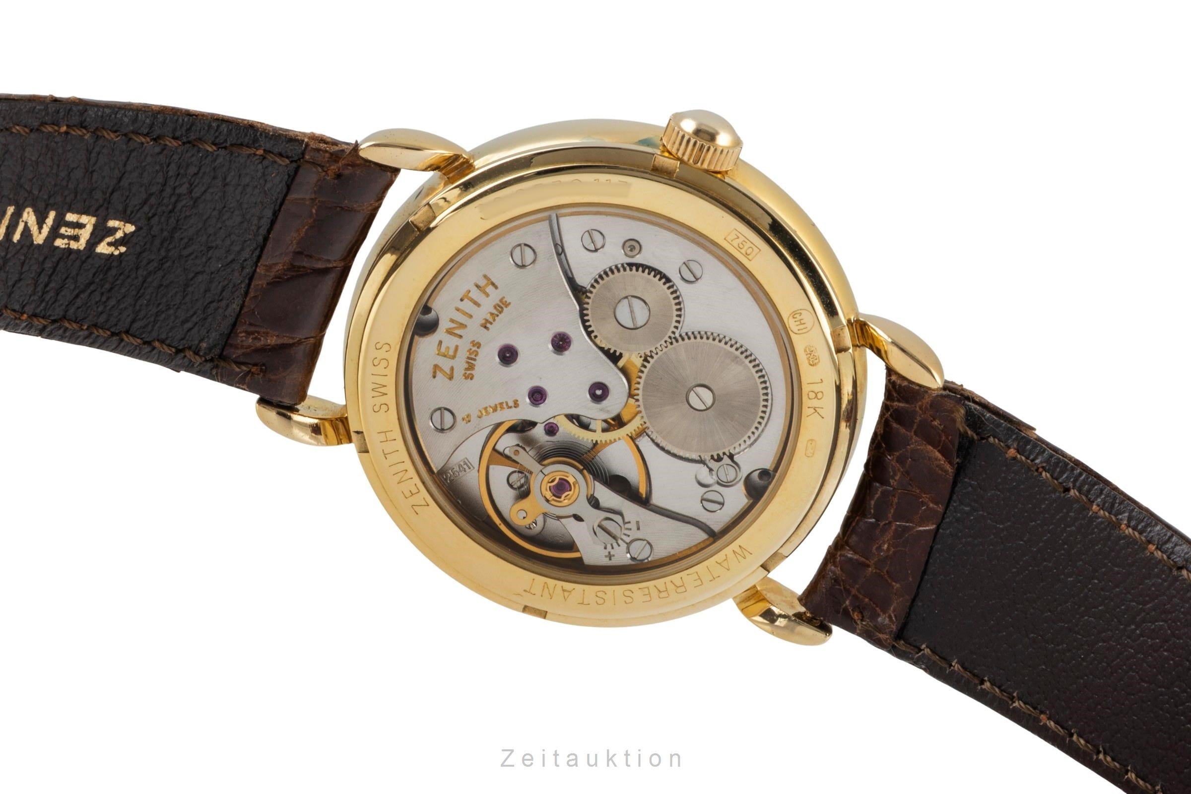 Zenith Prime 18 ct gold manual winding men's watch 30.0530.113  [2600269]