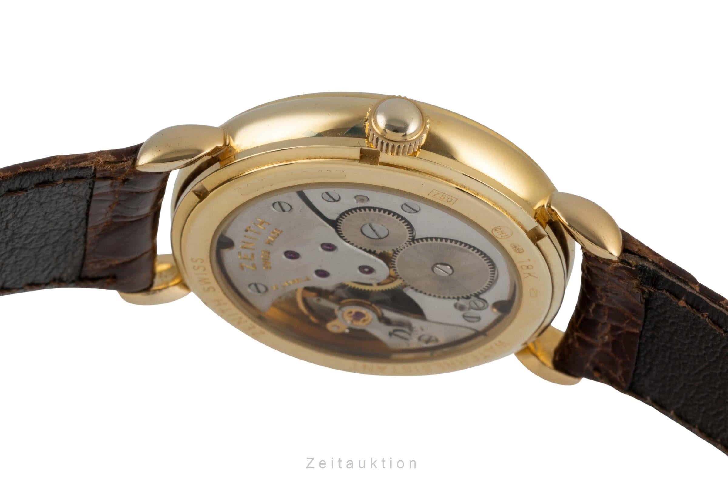 Zenith Prime 18 ct gold manual winding men's watch 30.0530.113  [2600269]