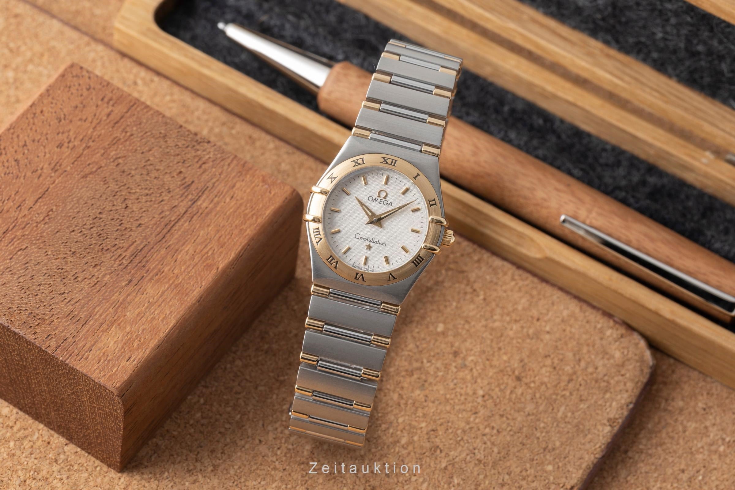 Omega Constellation steel / gold quartz women's watch 1262.30.00  [2600270]