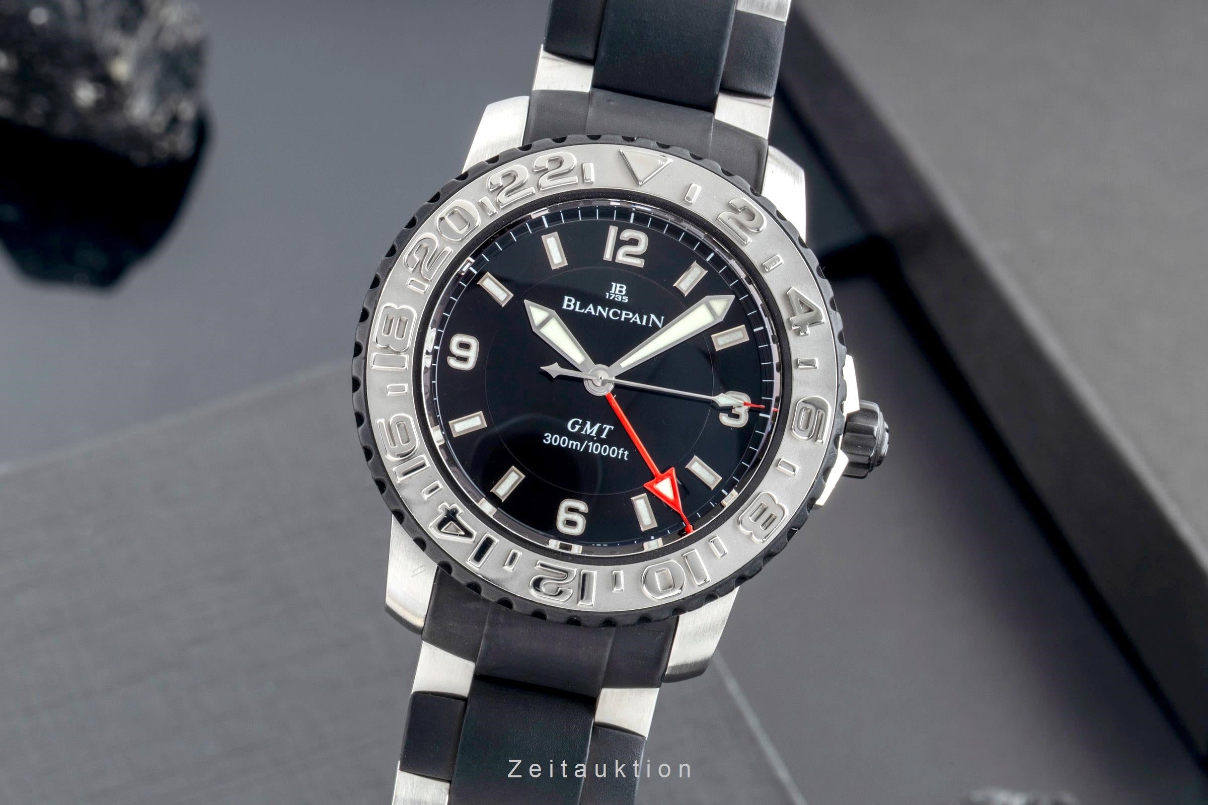 Blancpain Fifty Fathoms acero/ caucho automático reloj para caballeros 2250-6530-66  [2600271]