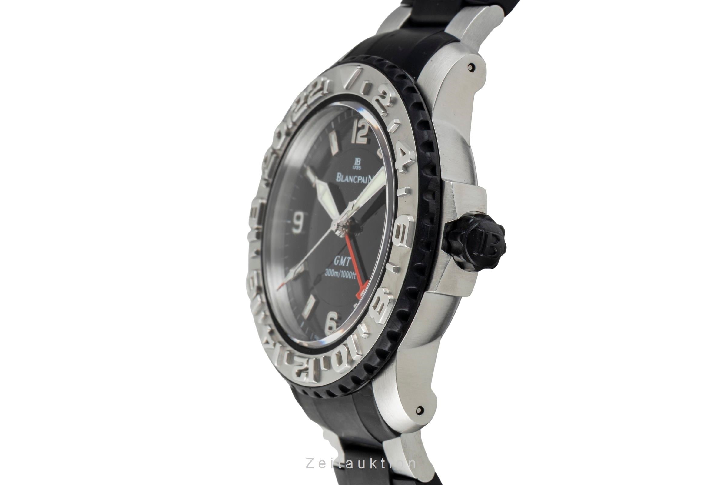 Blancpain Fifty Fathoms acier / caoutchouc automatique montre pour hommes 2250-6530-66  [2600271]