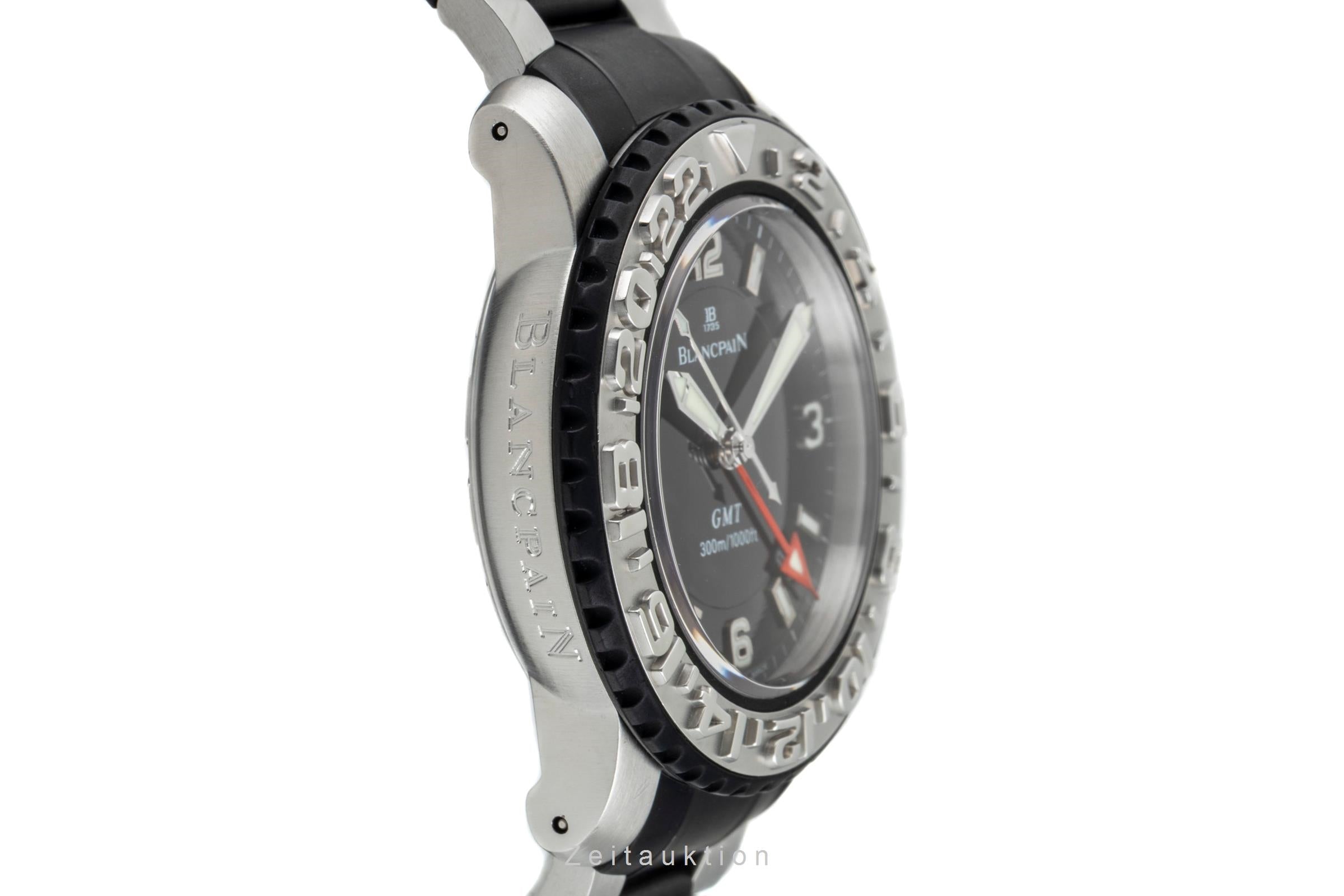 Blancpain Fifty Fathoms acier / caoutchouc automatique montre pour hommes 2250-6530-66  [2600271]