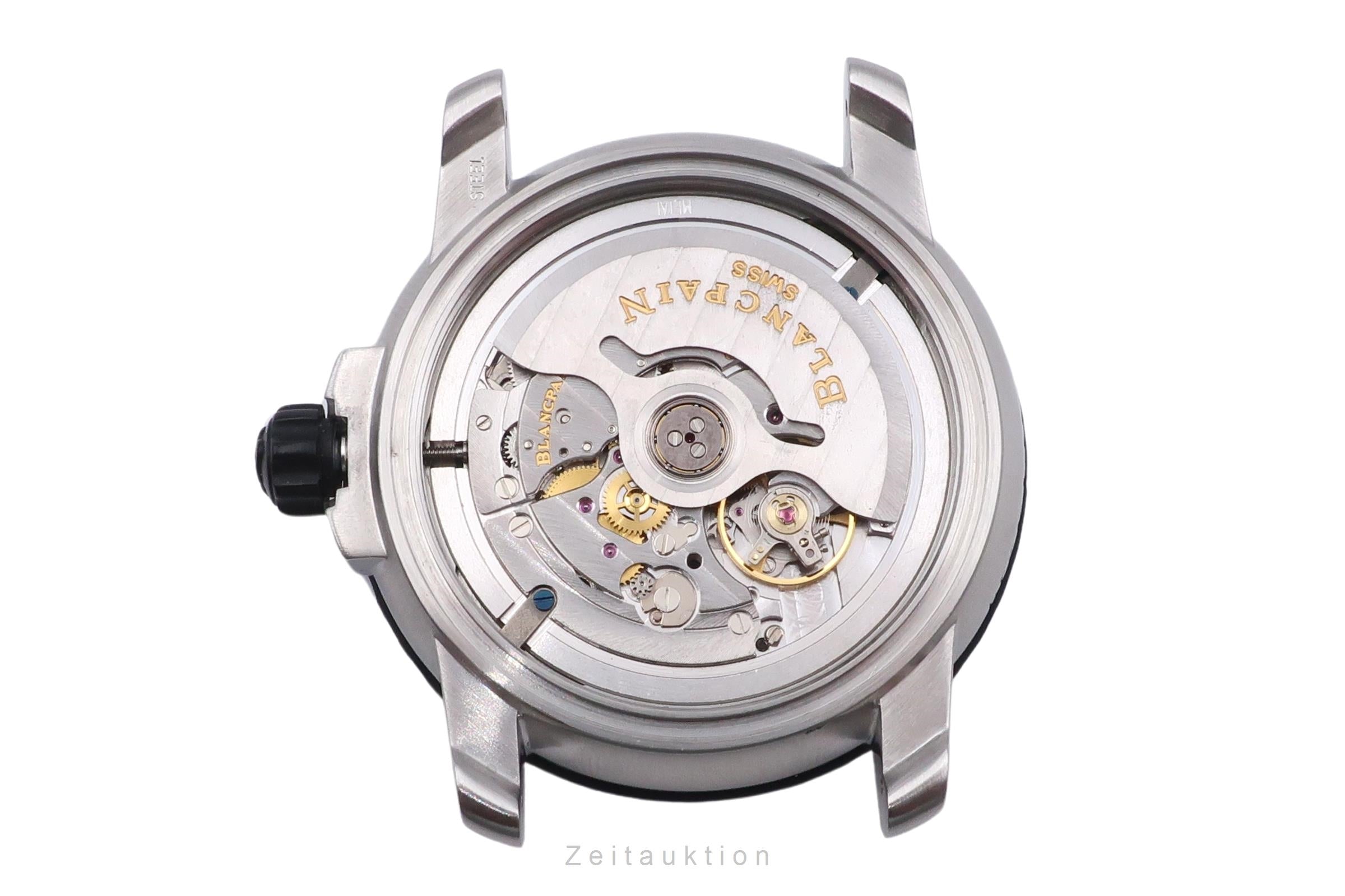Blancpain Fifty Fathoms acier / caoutchouc automatique montre pour hommes 2250-6530-66  [2600271]