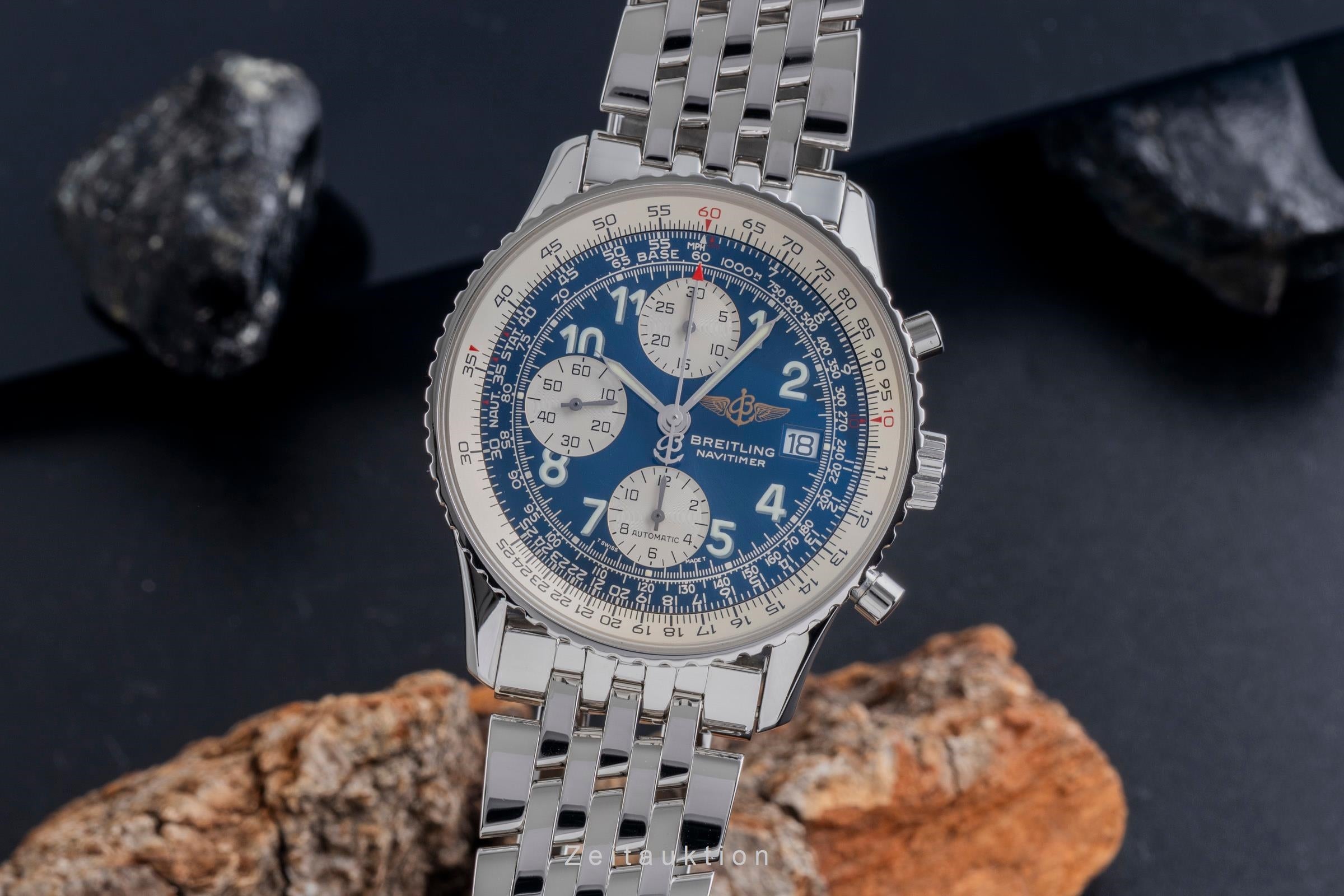 Breitling Old Navitimer Chronograph Edelstahl Automatik Ref. A13322 [2600275]