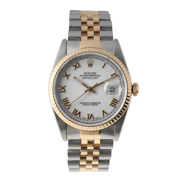 Rolex Datejust steel / gold automatic men's watch 16233  [2600276]