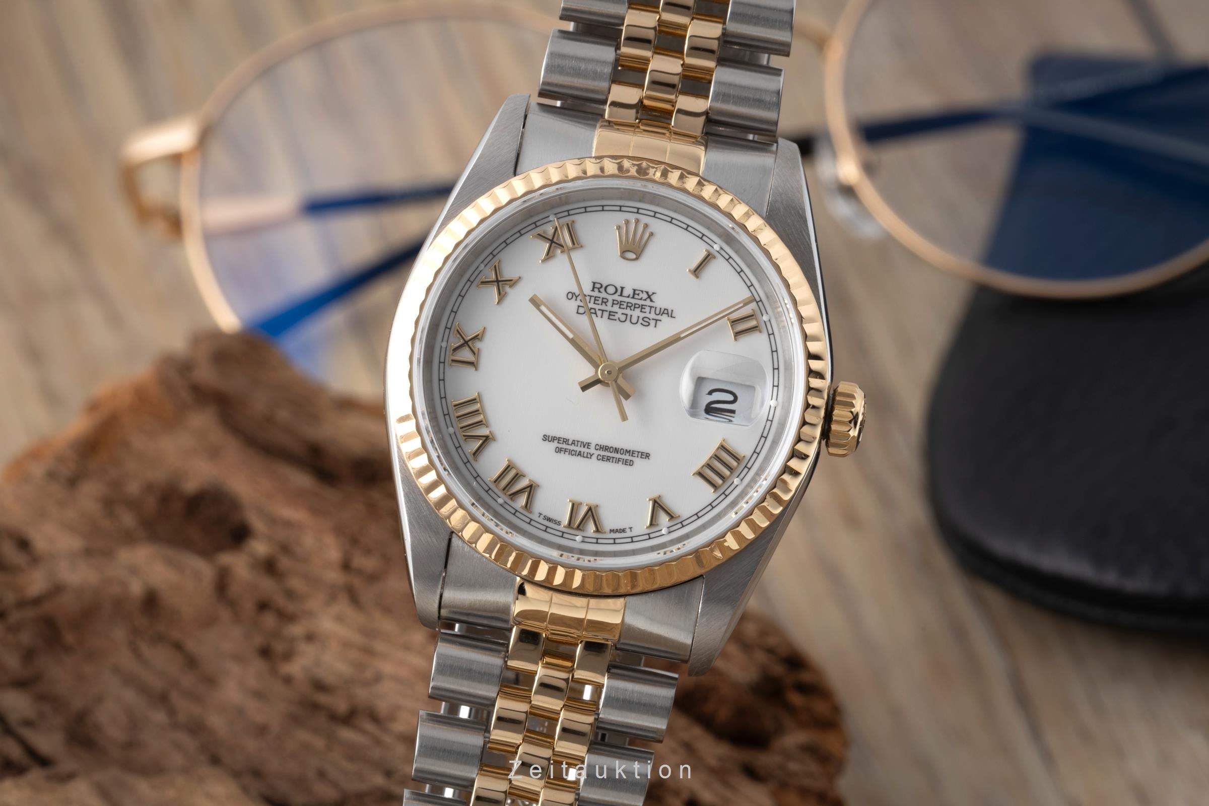 Rolex Datejust steel / gold automatic men's watch 16233  [2600276]