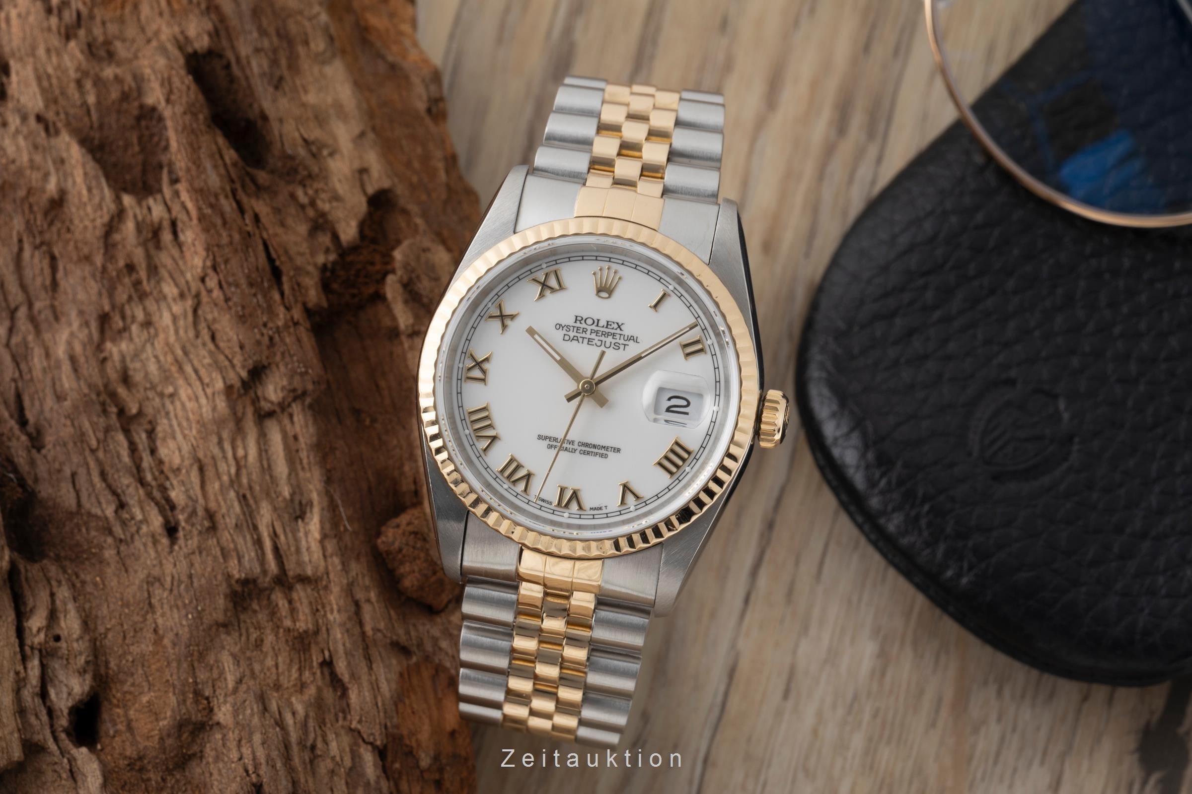 Rolex Datejust steel / gold automatic men's watch 16233  [2600276]