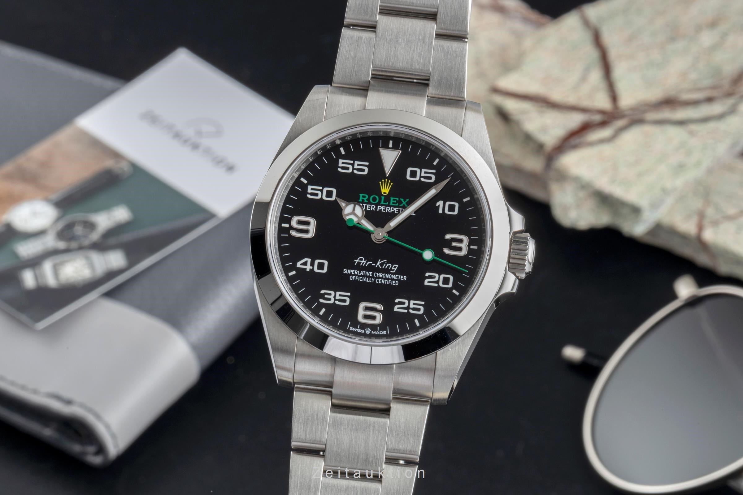 Rolex Air King Automatik Oyster Edelstahl Herrenuhr Ref. 126900 B&P 2023 [2600277]