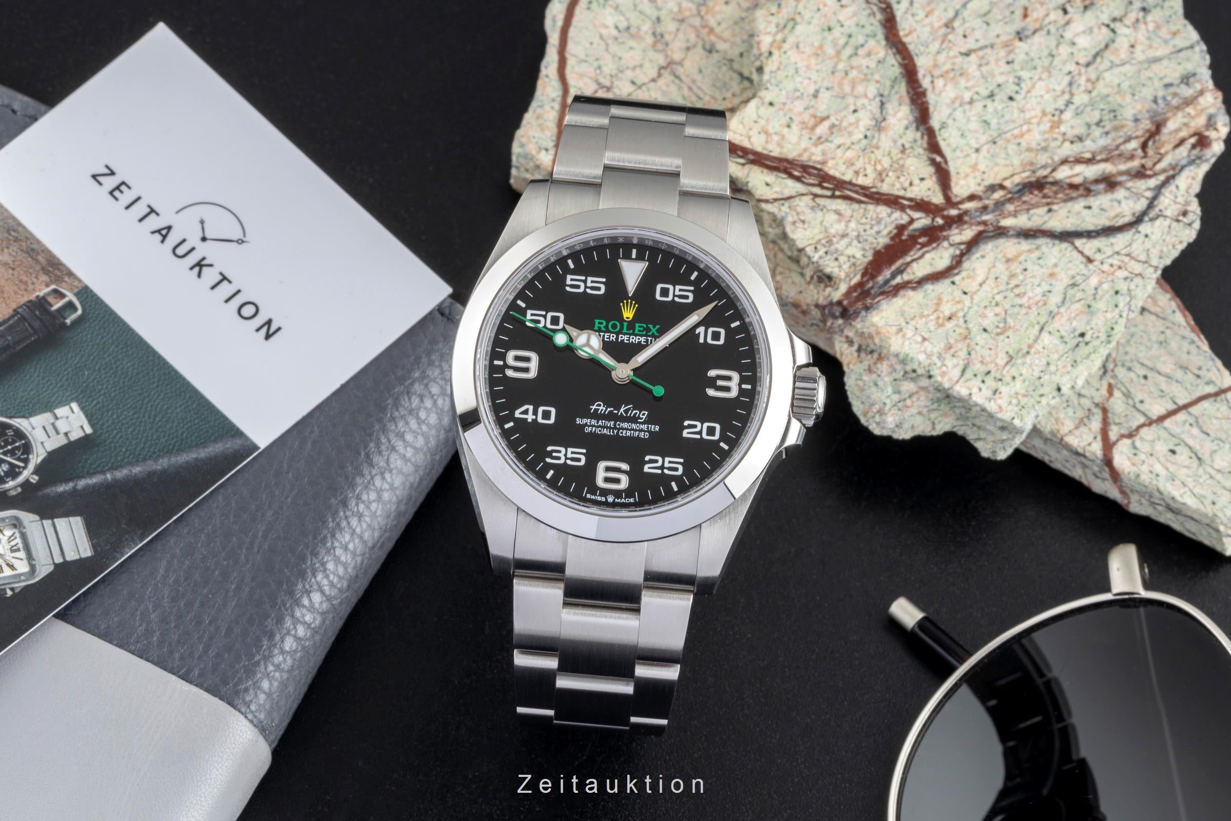 Rolex Air King steel automatic men's watch 126900  [2600277]