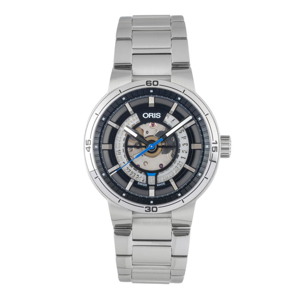 Oris TT1 acero automático reloj para caballeros 01 733 7752 4124-07 8 24 08  [2600279]