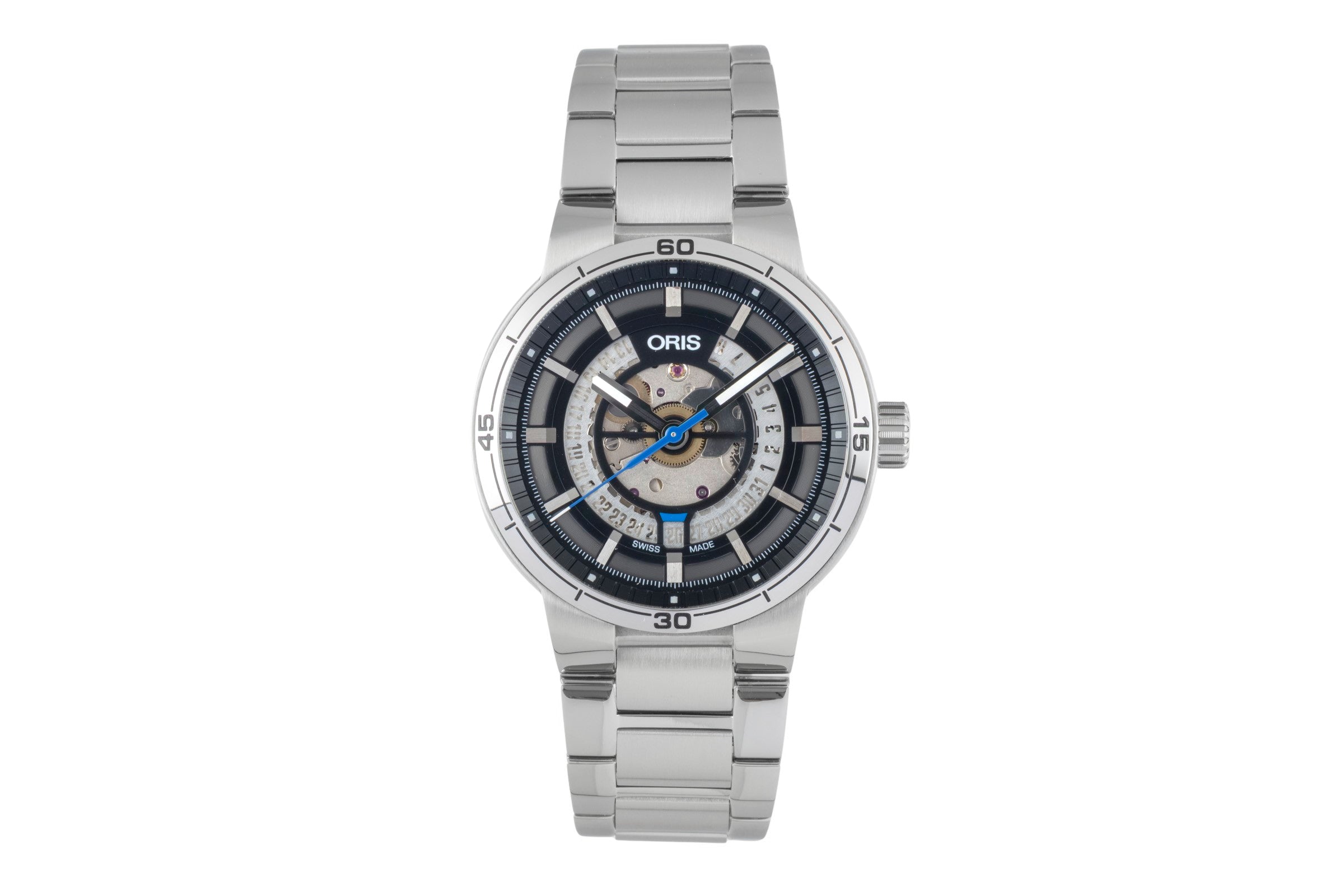 Oris TT1 steel automatic men's watch 01 733 7752 4124-07 8 24 08  [2600279]