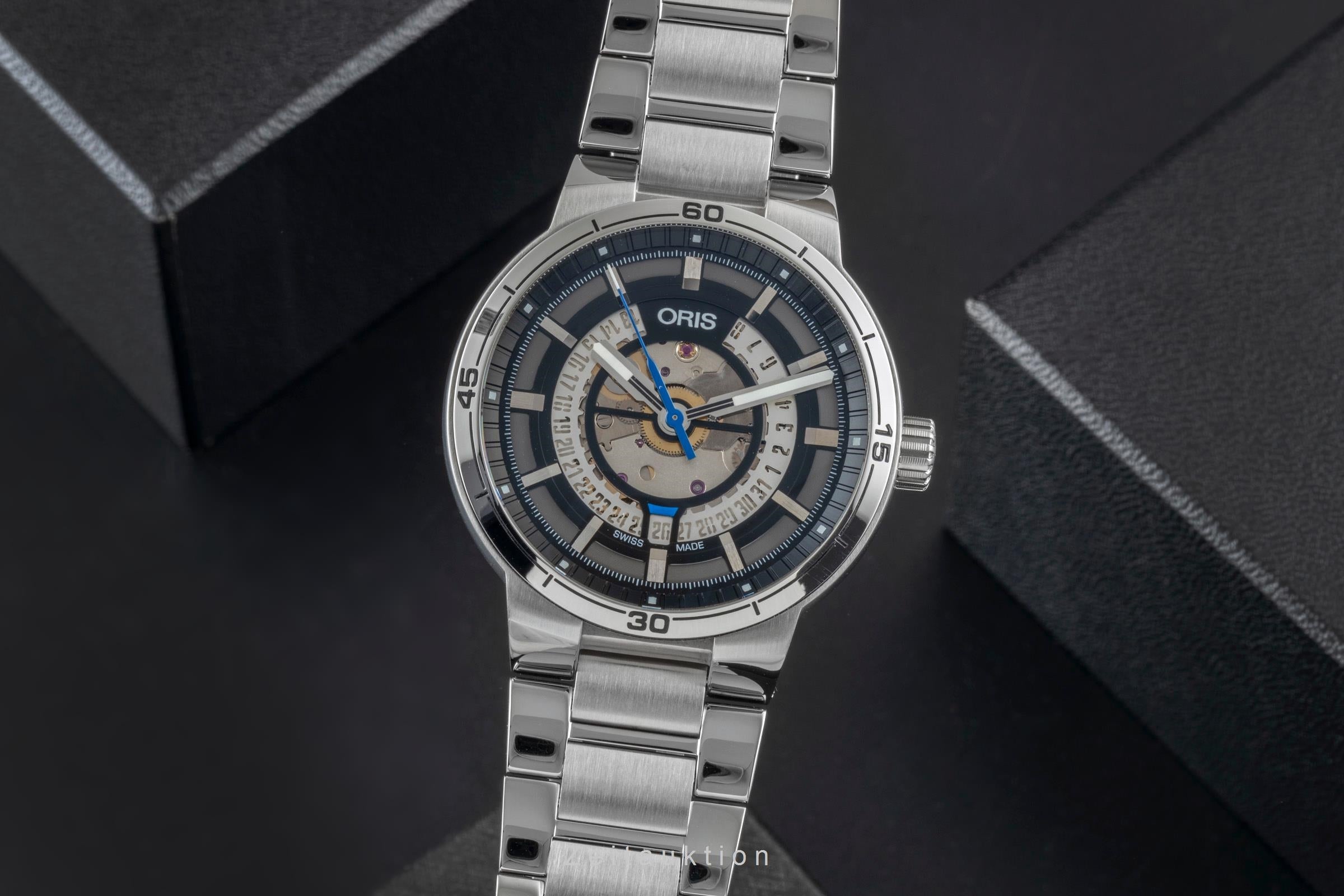 Oris TT1 steel automatic men's watch 01 733 7752 4124-07 8 24 08  [2600279]