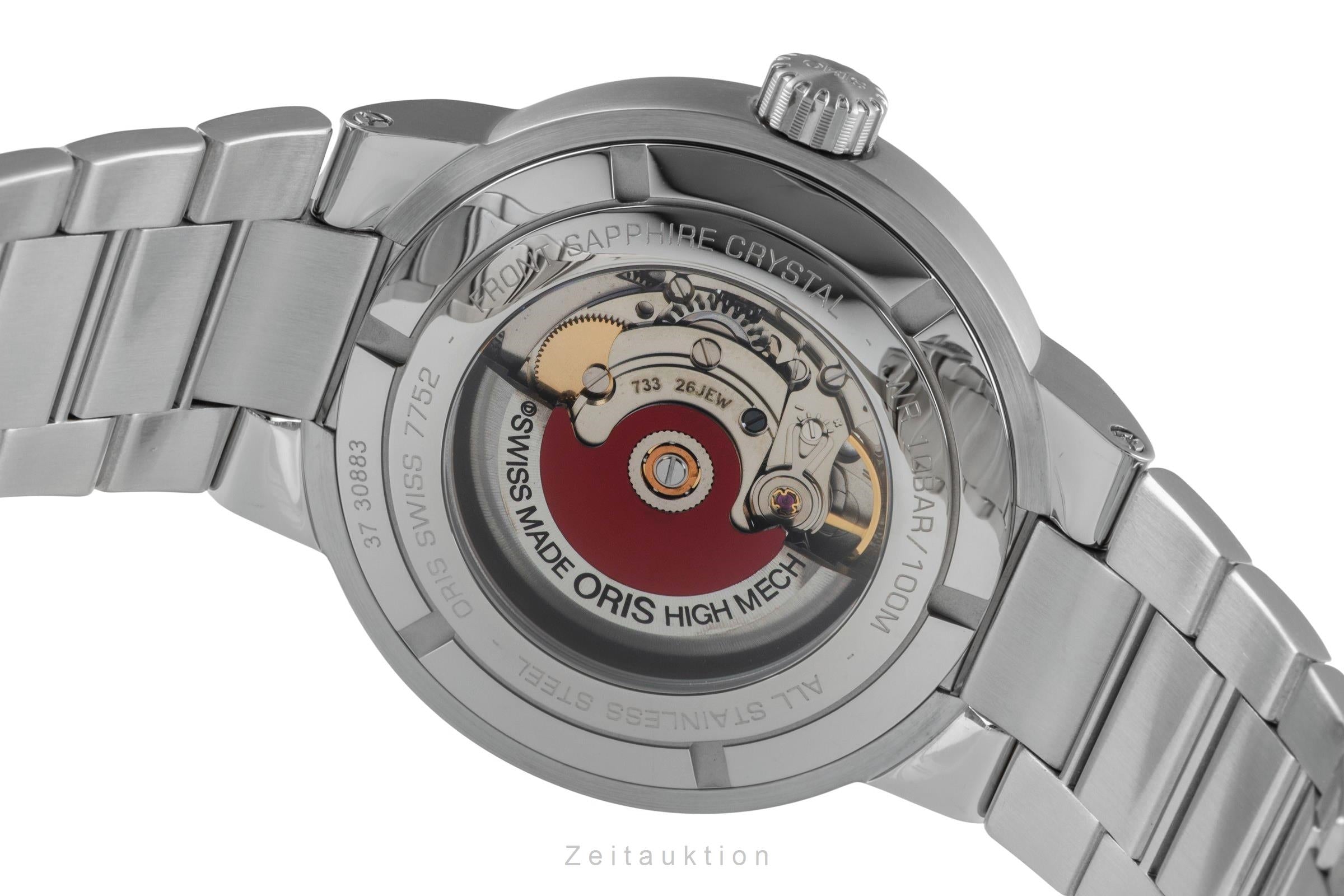 Oris TT1 acero automático reloj para caballeros 01 733 7752 4124-07 8 24 08  [2600279]