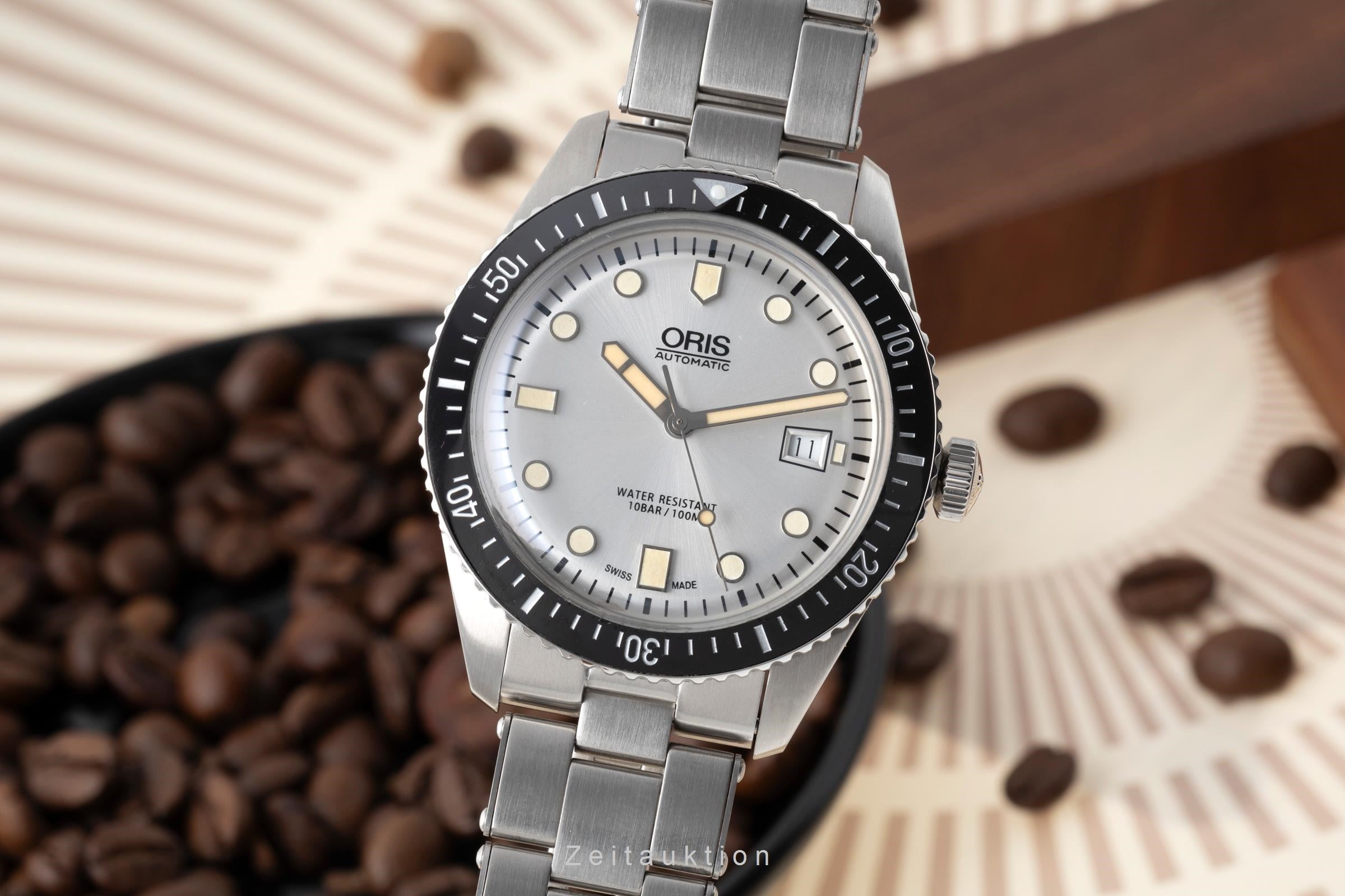 Oris Divers Sixty-Five steel automatic men's watch 01 733 7720 4051-07 8 21 18  [2600280]