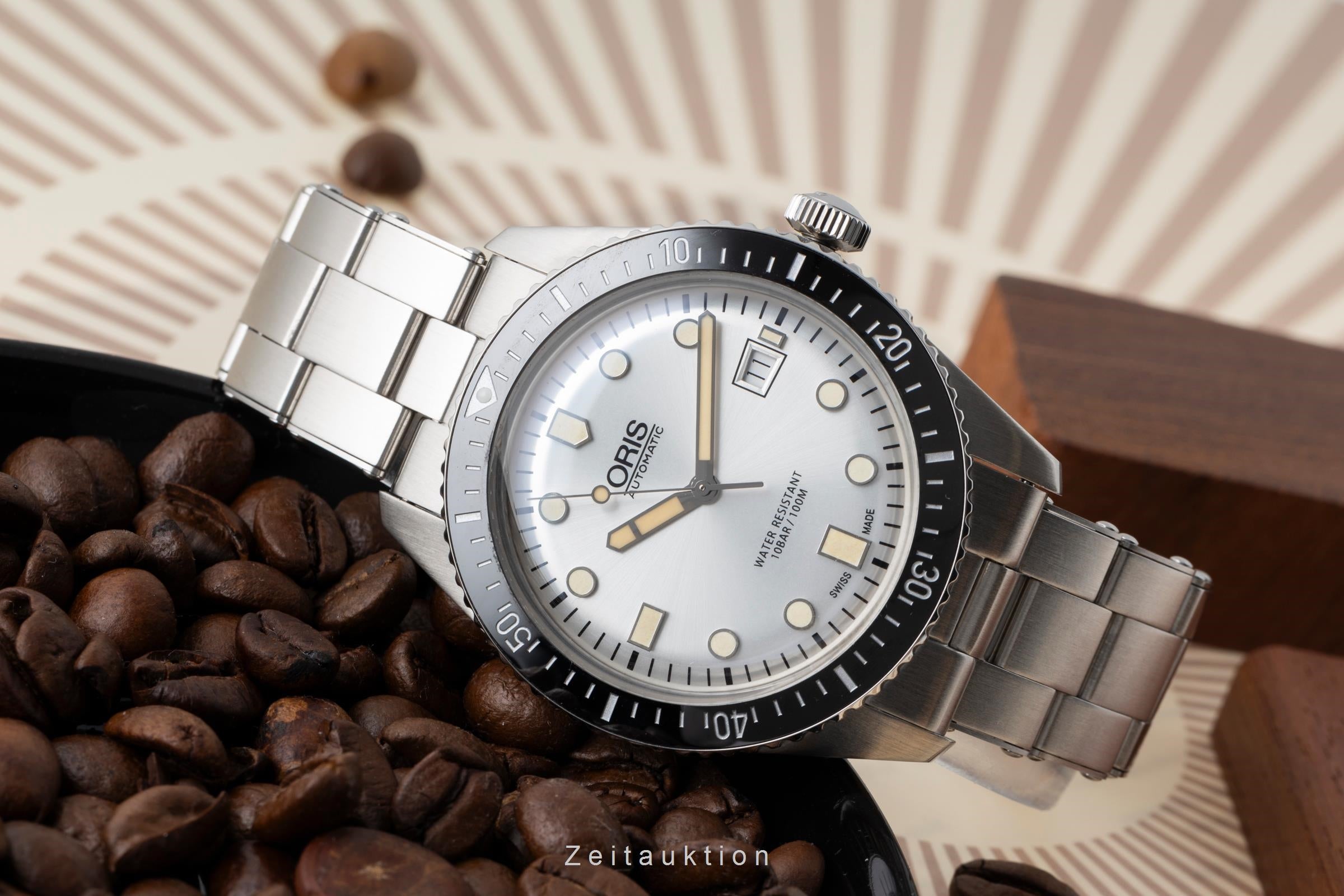 Oris Divers Sixty-Five steel automatic men's watch 01 733 7720 4051-07 8 21 18  [2600280]