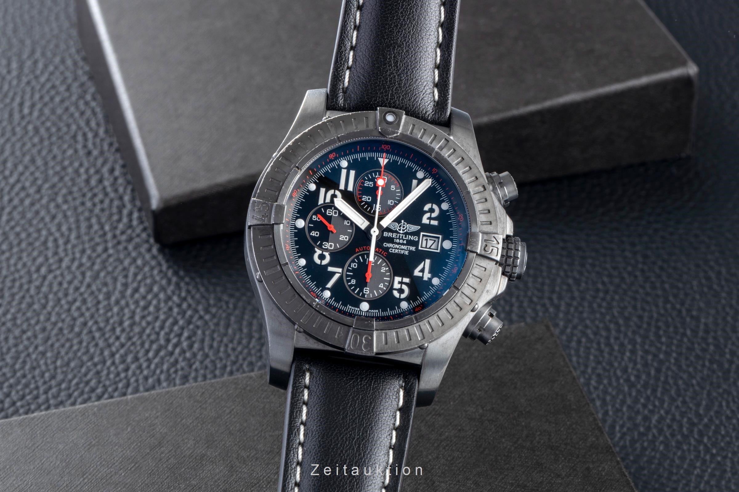 Breitling Super Avenger chronograph steel automatic men's watch M13370 Limited  [2600281]