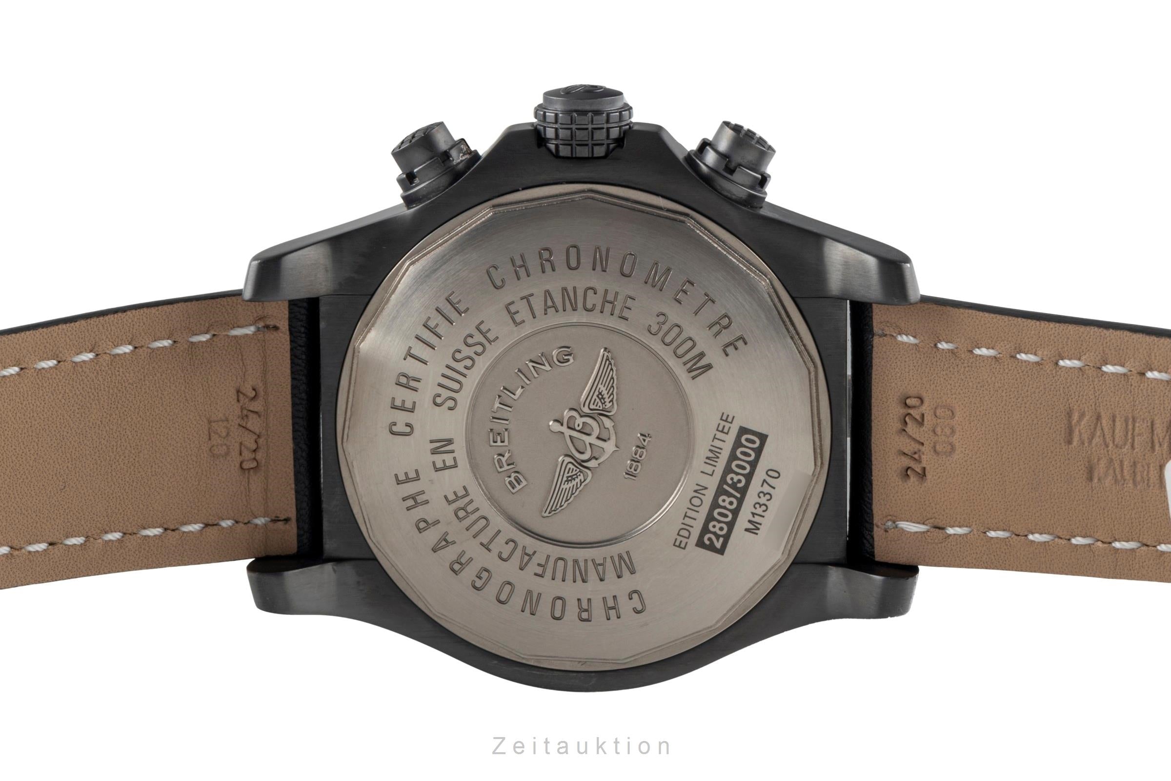 Breitling Super Avenger cronógrafo acero automático reloj para caballeros M13370 Limited  [2600281]