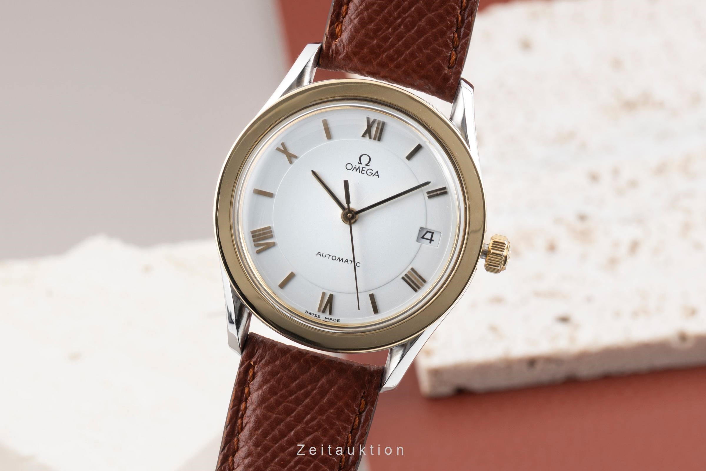 Omega Speedmaster Classic Stahl / Gold Automatik Herrenuhr Ref. 166.0285 366.0885 [2600284]