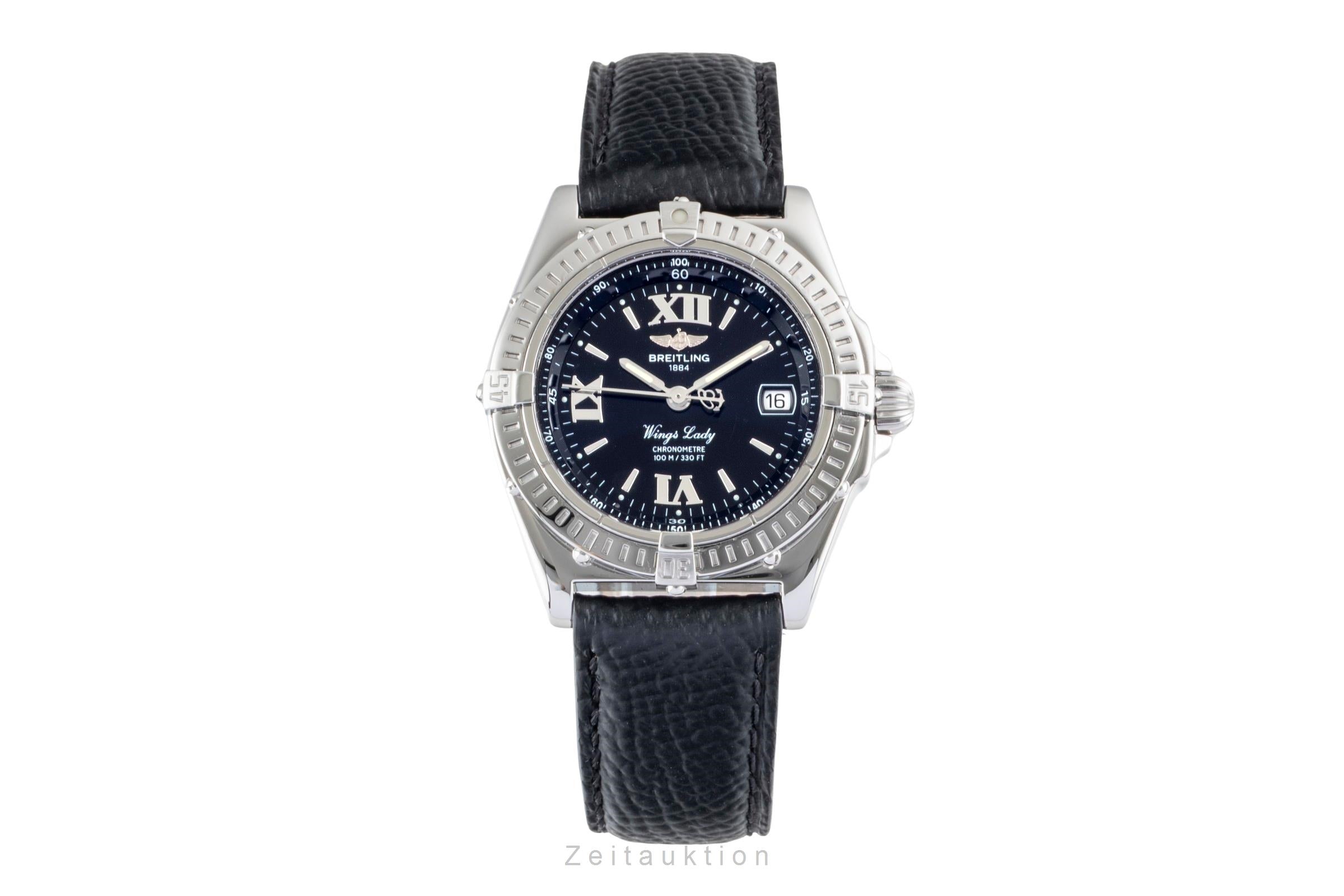 Breitling Wings steel quartz women's watch A67350  [2600285]