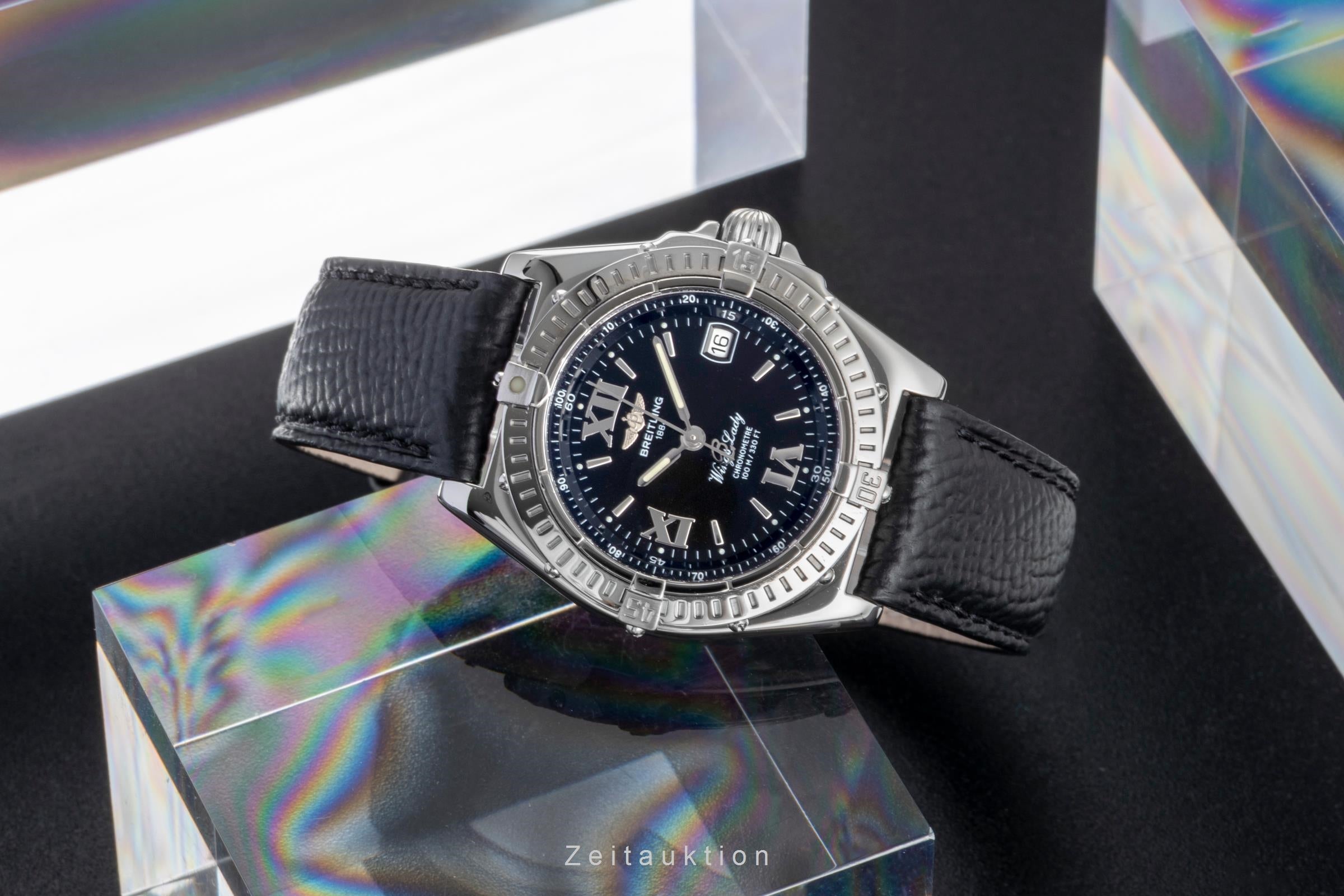 Breitling Wings steel quartz women's watch A67350  [2600285]