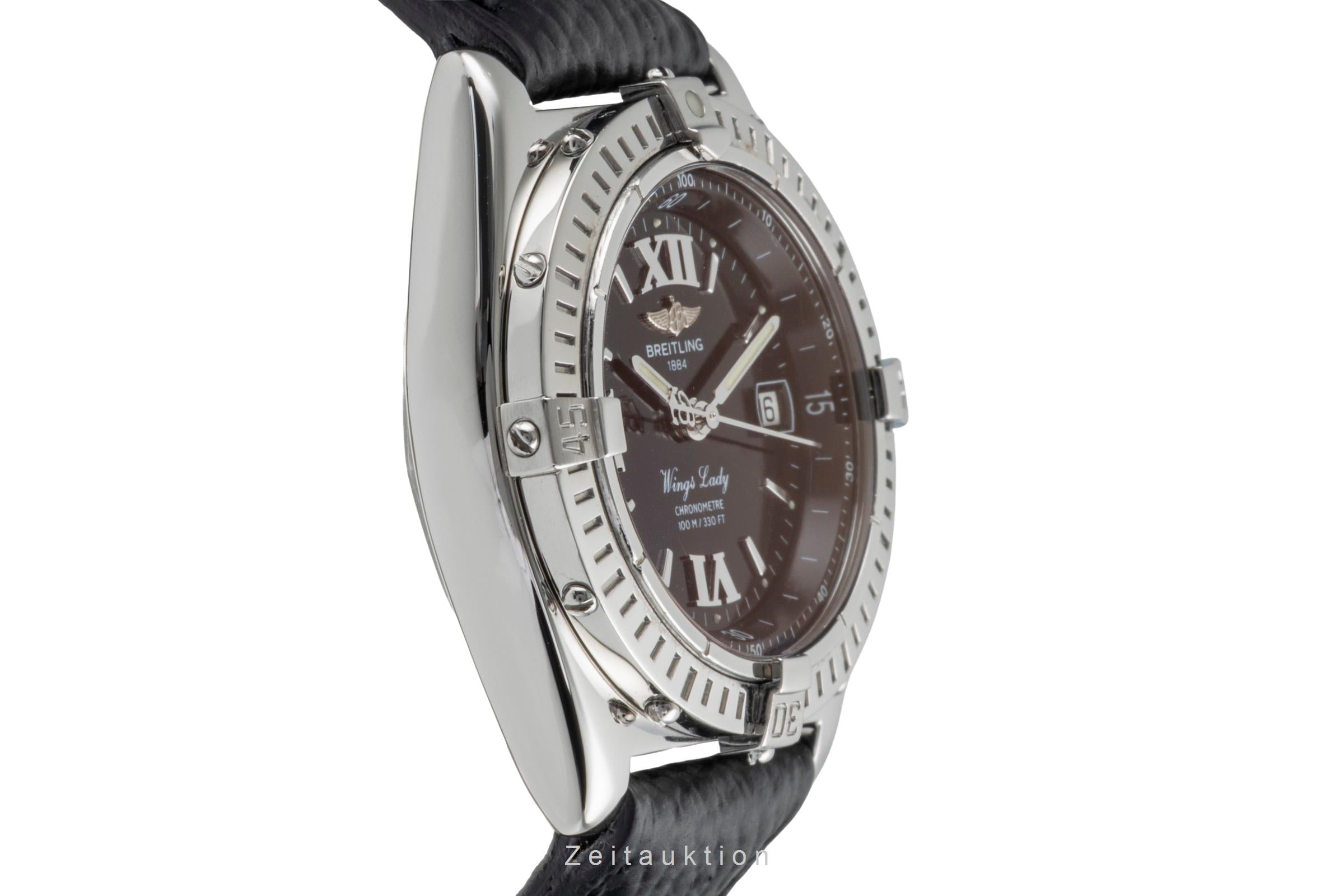Breitling Wings steel quartz women's watch A67350  [2600285]