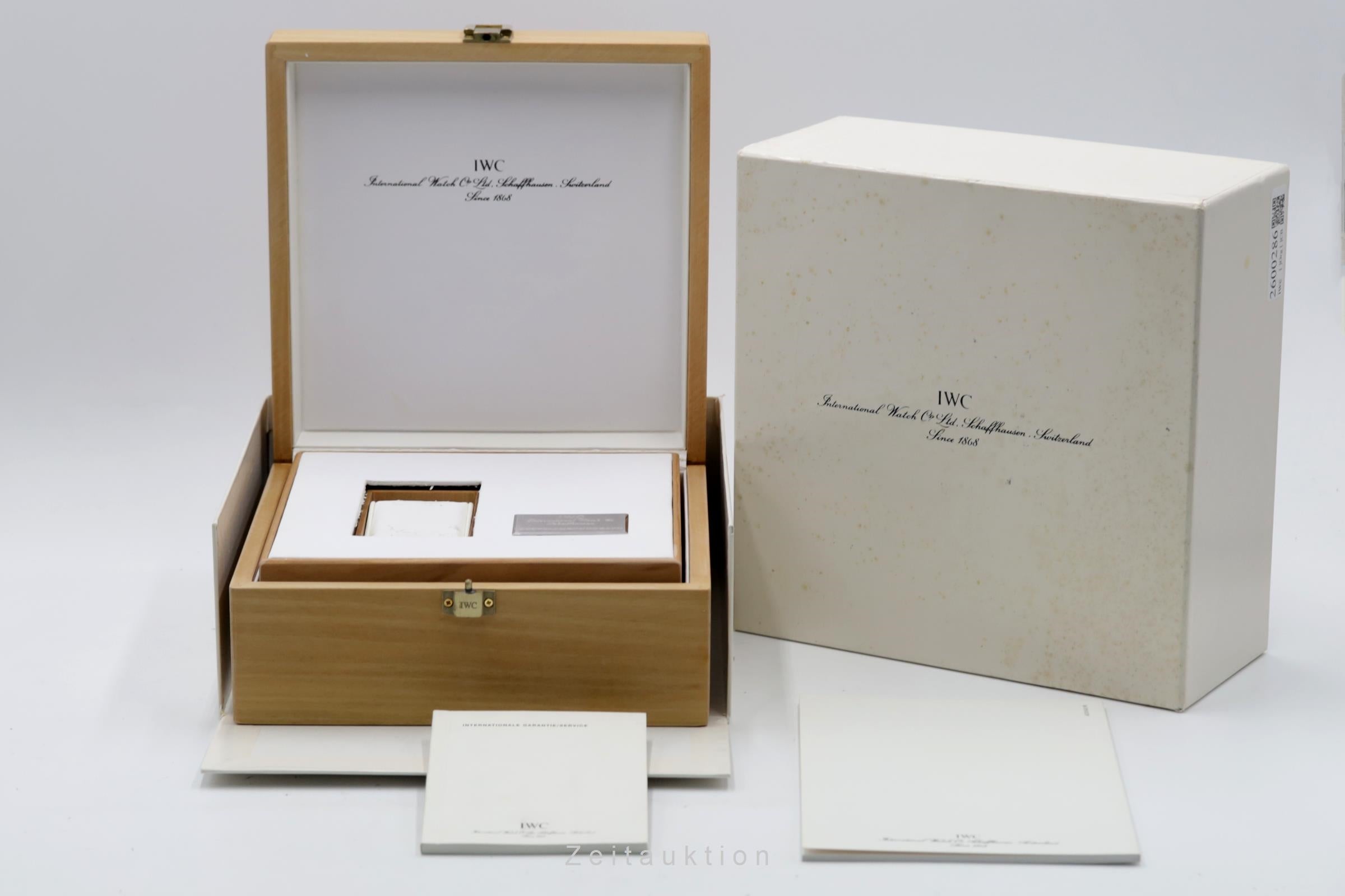 IWC Flieger Doppelchronograph Edelstahl Automatik Rattrapante Ref. IW371301 Box [2600286]