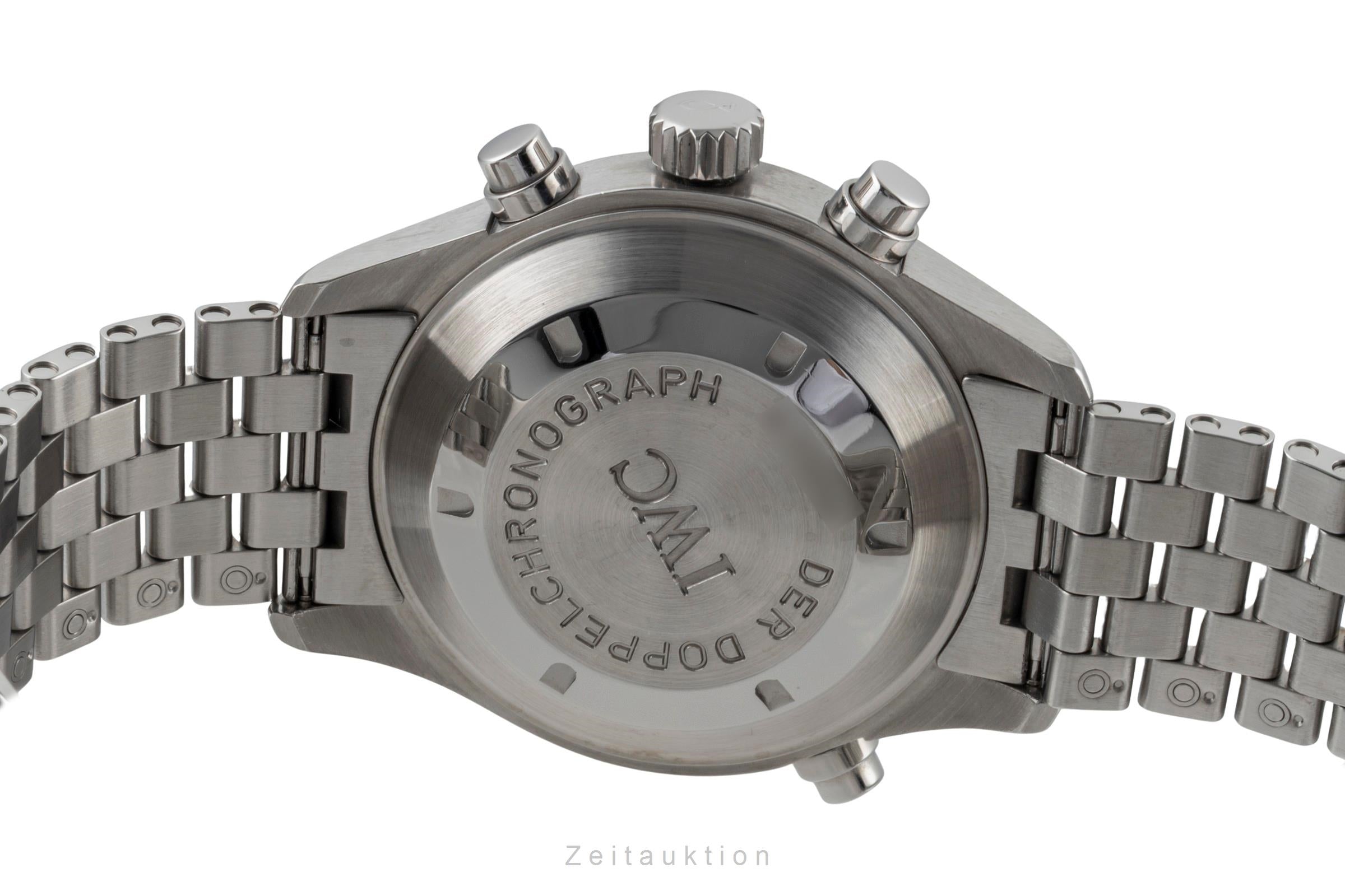 IWC Flieger Doppelchronograph Edelstahl Automatik Rattrapante Ref. IW371301 Box [2600286]