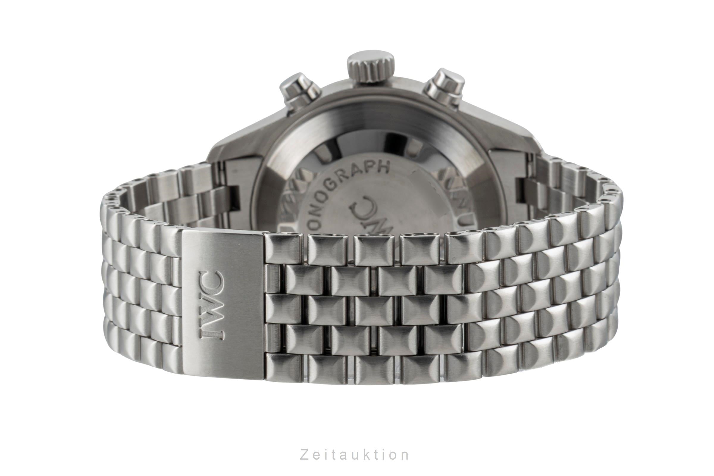 IWC Flieger Doppelchronograph Edelstahl Automatik Rattrapante Ref. IW371301 Box [2600286]