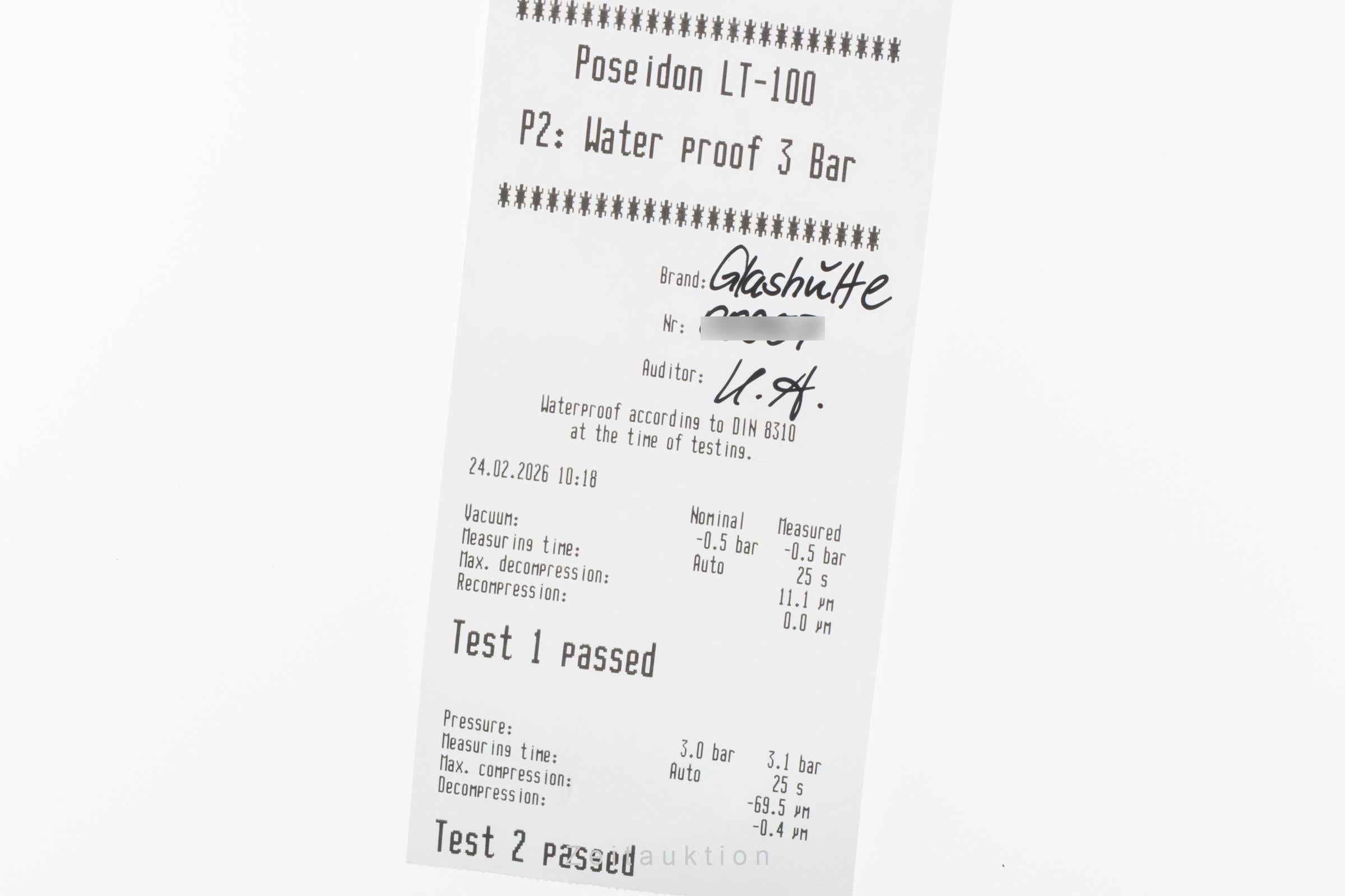 Glashütte PanoMaticDate acier automatique montre pour hommes 90-01-02-02-04  [2600288]