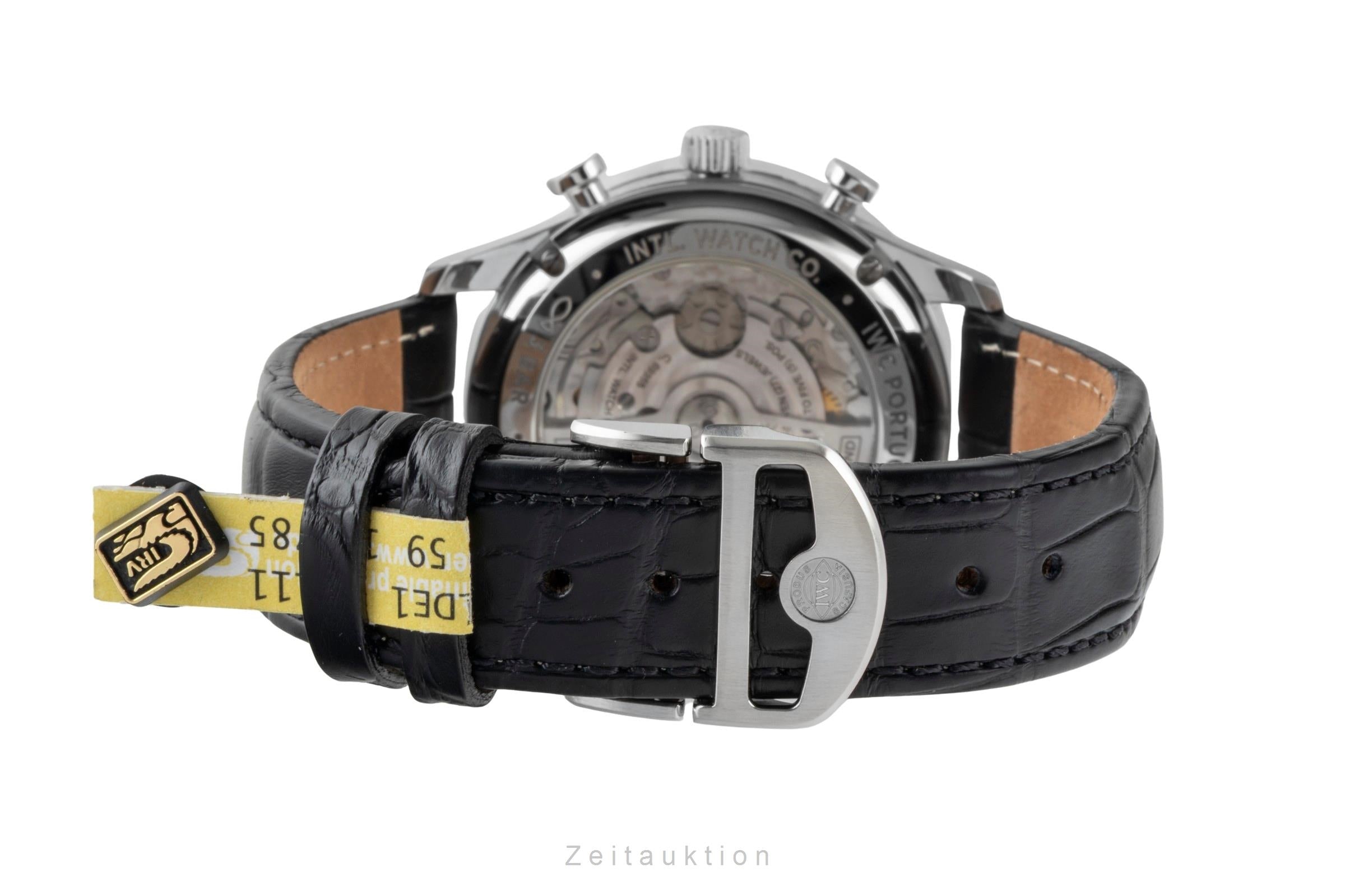 IWC Portugieser Chronograph Stahl Automatik Herrenuhr Ref. IW371606 NP: 9100,- € [2600291]