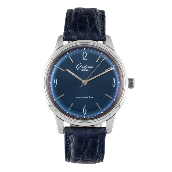 Glashütte Sixties acciaio automatismo orologio da uomo 1-39-52-06-02-04 LP: 7400EUR  [2600292]
