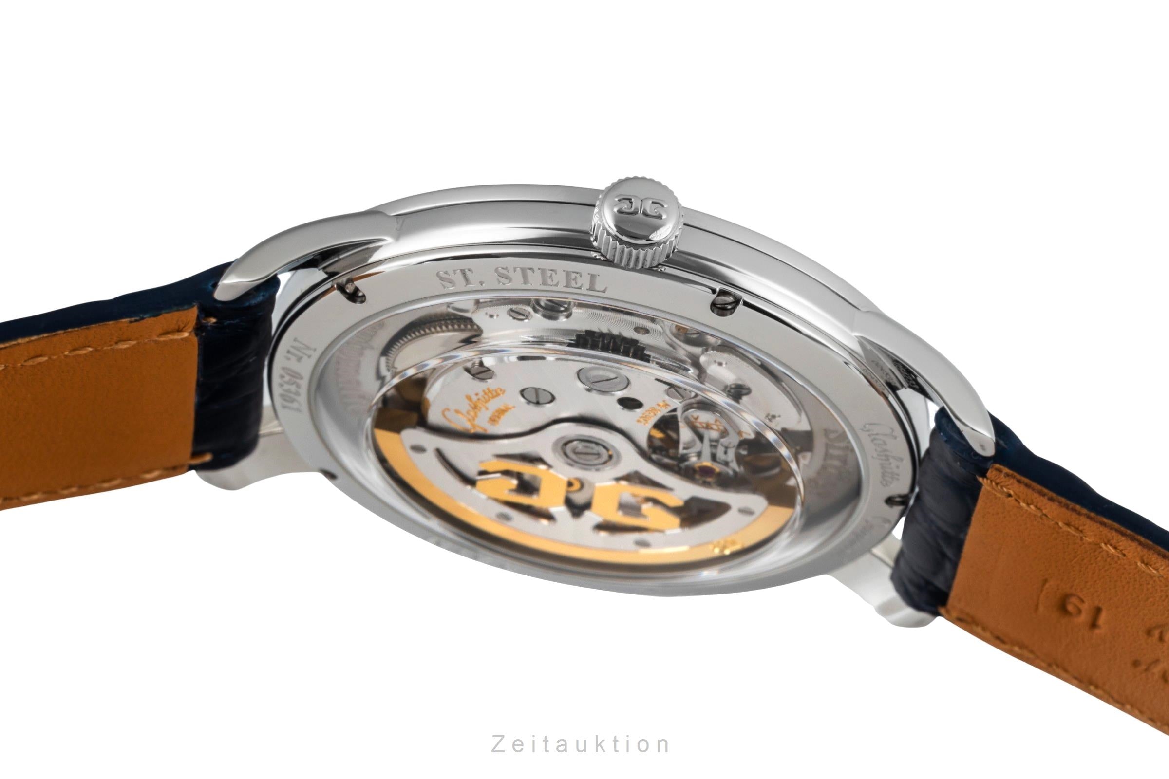 Glashütte Sixties acciaio automatismo orologio da uomo 1-39-52-06-02-04 LP: 7400EUR  [2600292]