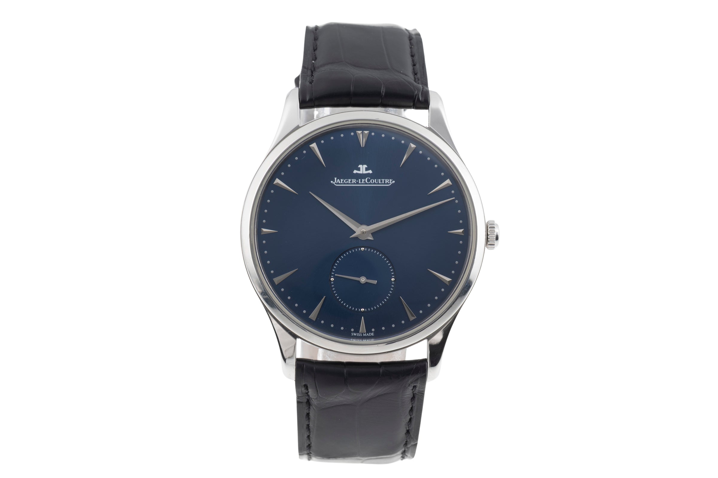 Jaeger LeCoultre Master Ultra Thin steel automatic men's watch Q1358480,  174.8.90.S LP: 10300EUR  [2600293]