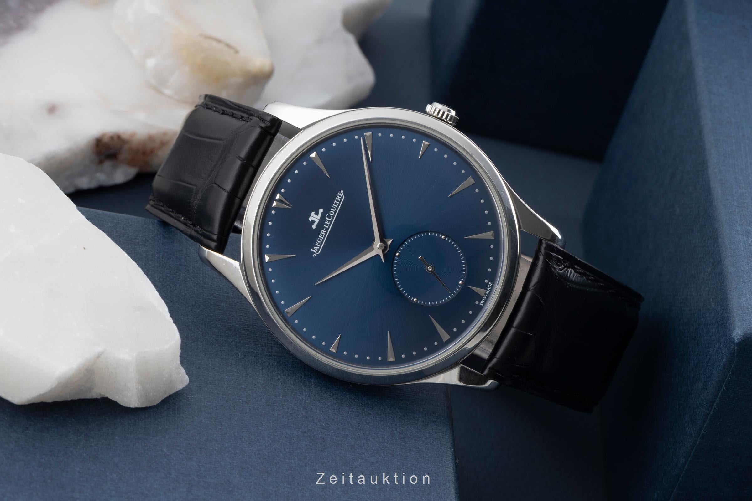 Jaeger LeCoultre Master Ultra Thin steel automatic men's watch Q1358480,  174.8.90.S LP: 10300EUR  [2600293]