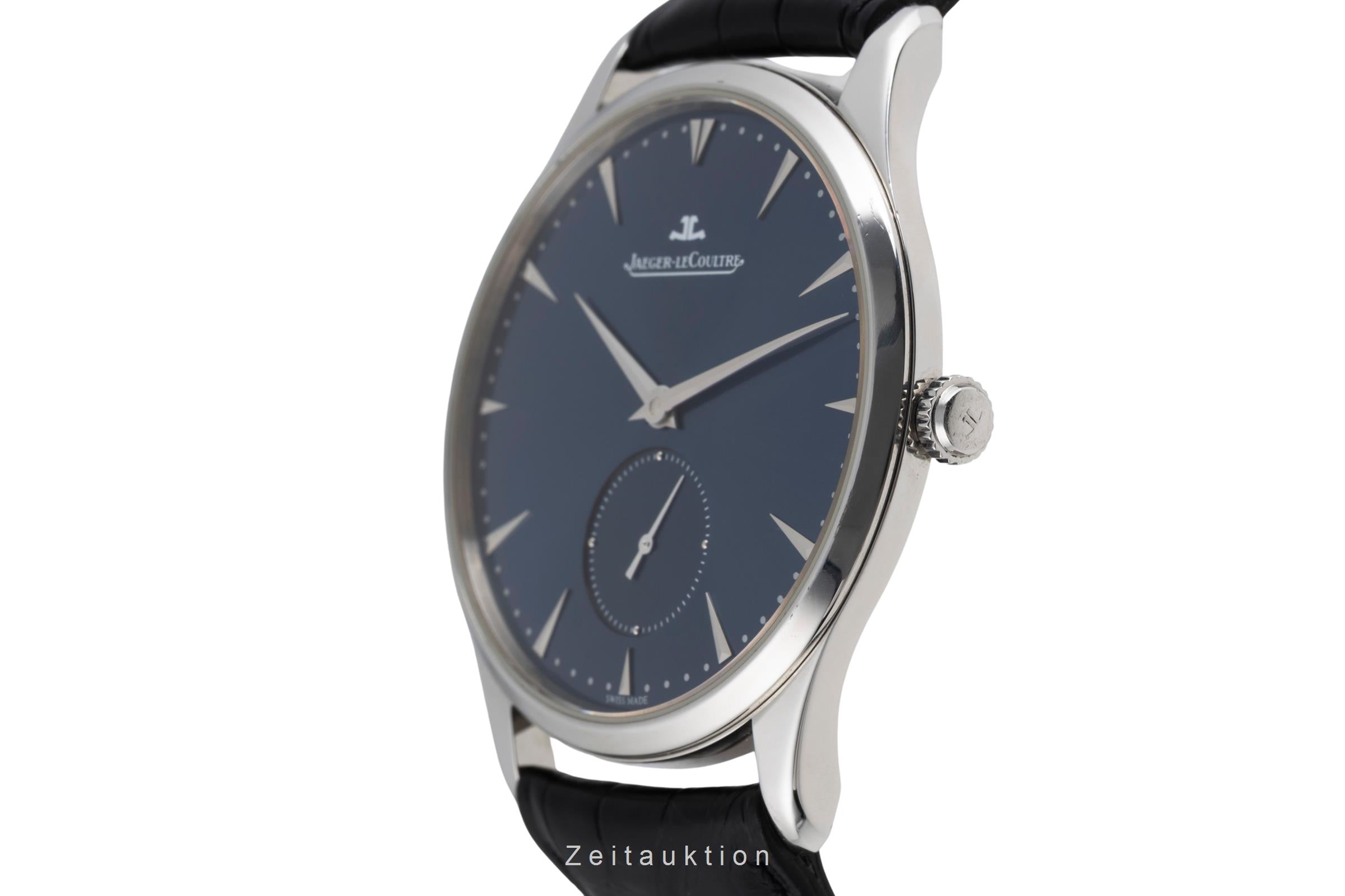 Jaeger LeCoultre Master Ultra Thin steel automatic men's watch Q1358480,  174.8.90.S LP: 10300EUR  [2600293]