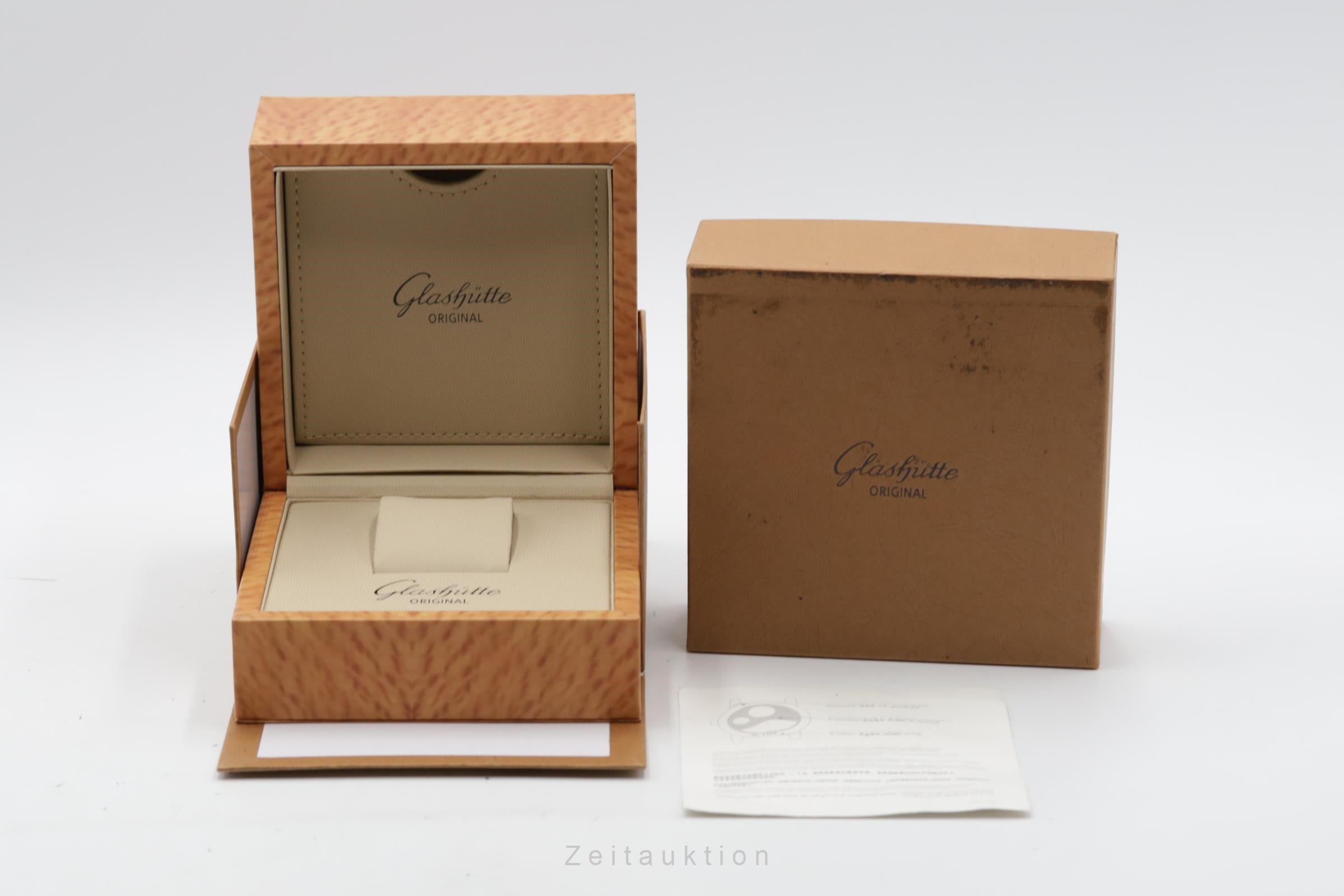 Glashütte PanoInverse XL Stahl Handaufzug Herren Ref. 1-66-06-04-22-62 B&P 2017 [2600294]