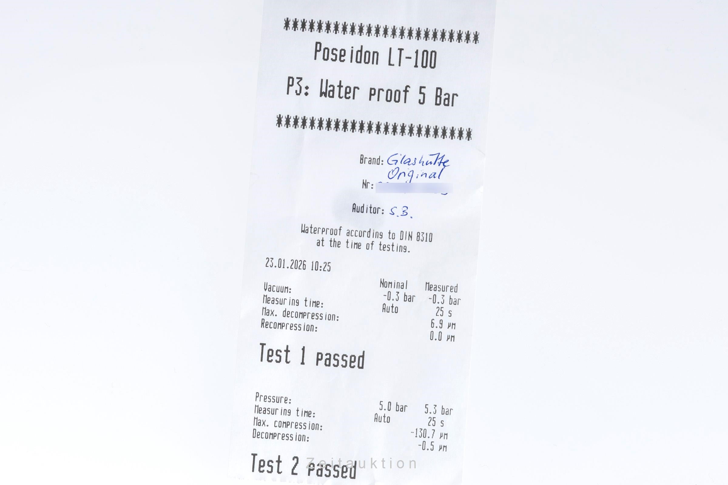 Glashütte PanoInverse XL Stahl Handaufzug Herren Ref. 1-66-06-04-22-62 B&P 2017 [2600294]