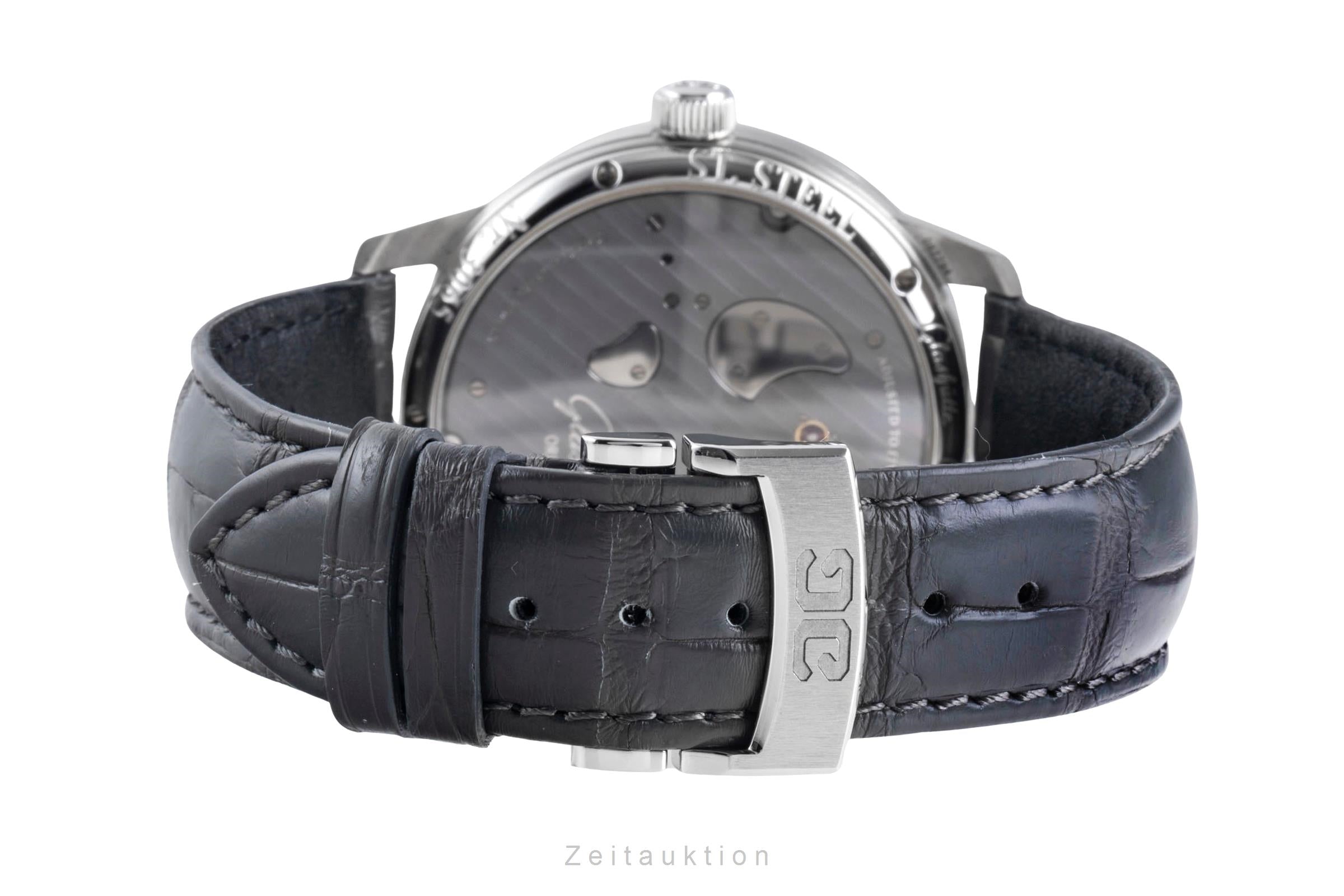 Glashütte PanoInverse XL Stahl Handaufzug Herren Ref. 1-66-06-04-22-62 B&P 2017 [2600294]