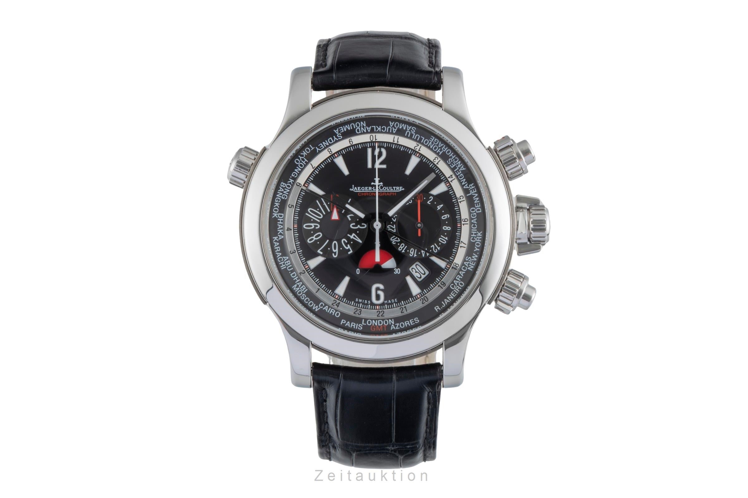 Jaeger LeCoultre Master Compressor cronografo acciaio / titanio automatismo orologio da uomo 150.8.22  [2600297]