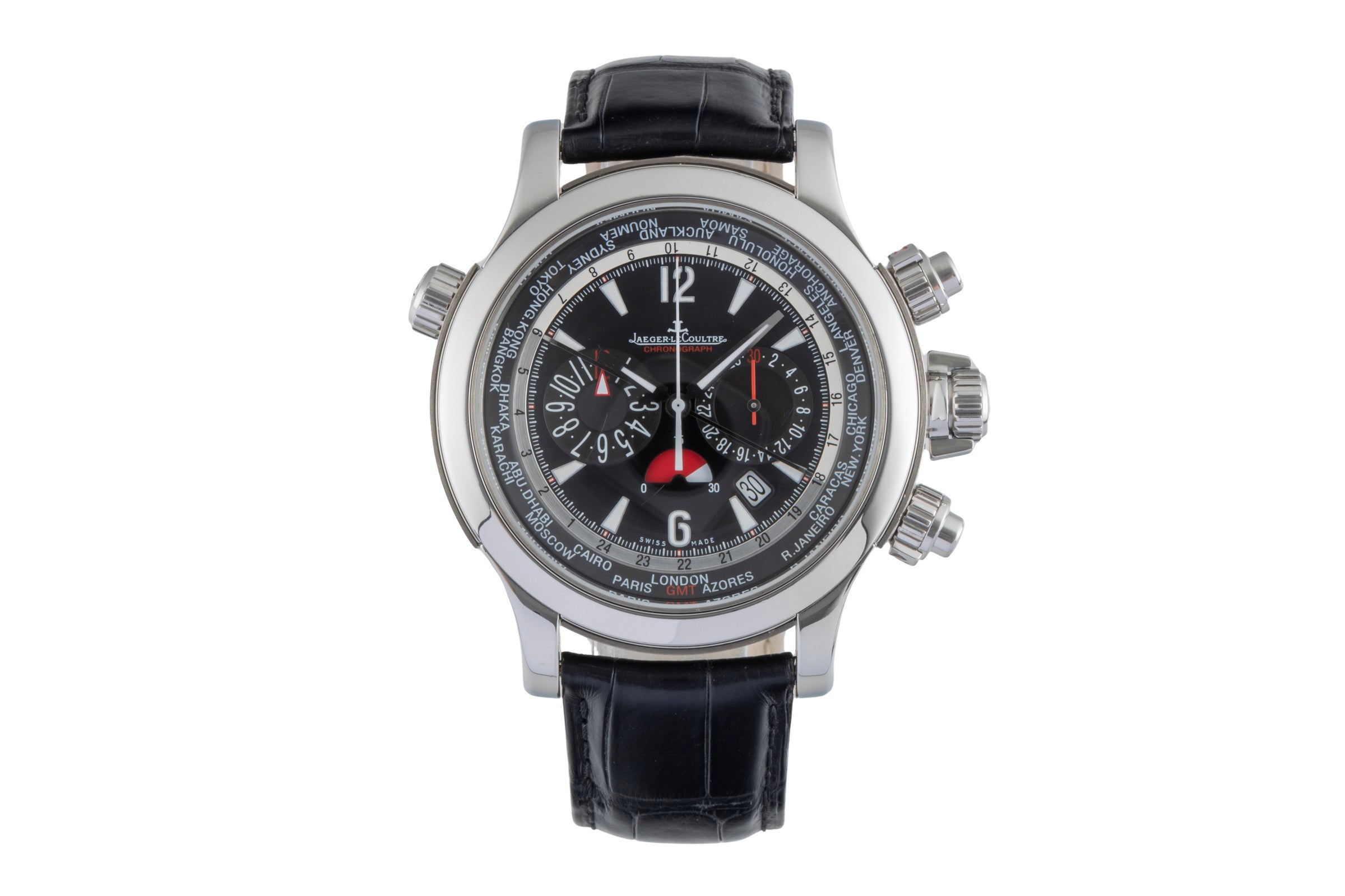 Jaeger LeCoultre Master Compressor Stahl / Titan Ref. 150.8.22 B&P 2010 [2600297]