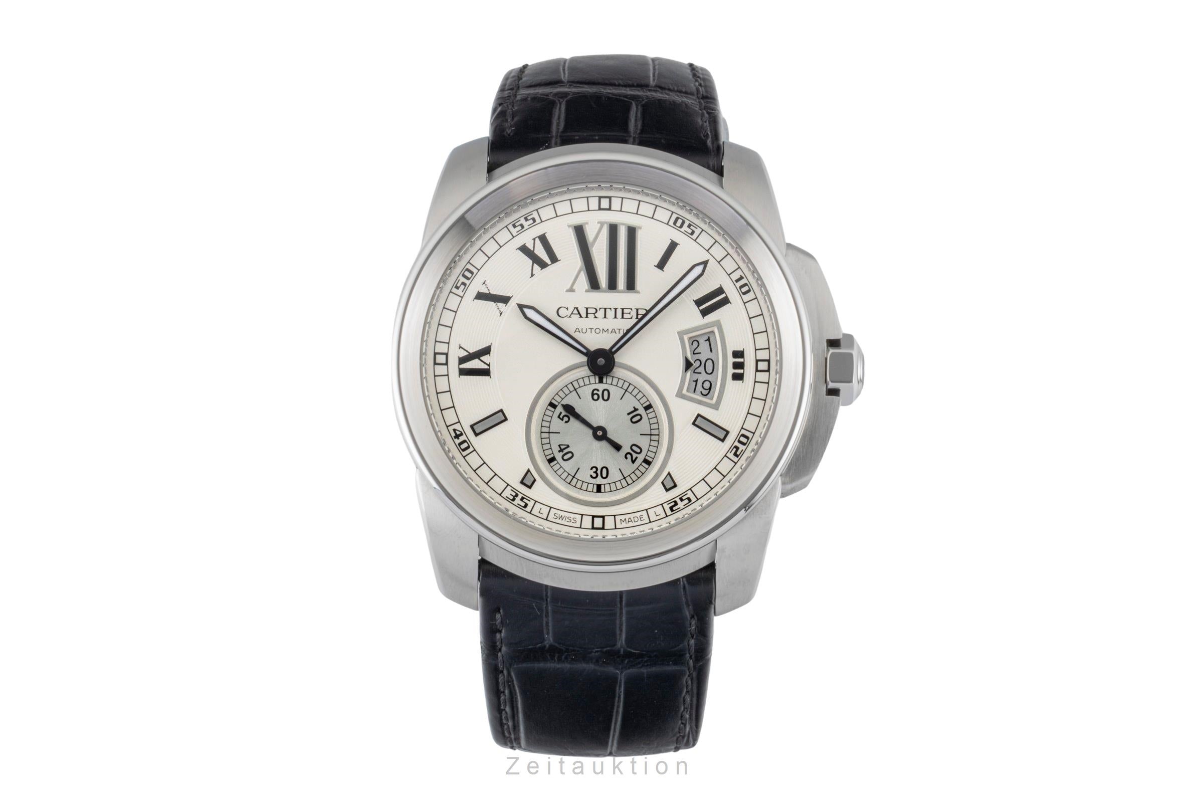 Cartier Calibre de Cartier steel automatic men's watch W7100037  [2600298]