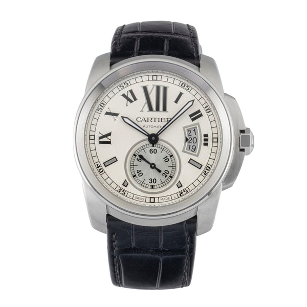 Cartier Calibre de Cartier steel automatic men's watch W7100037  [2600298]