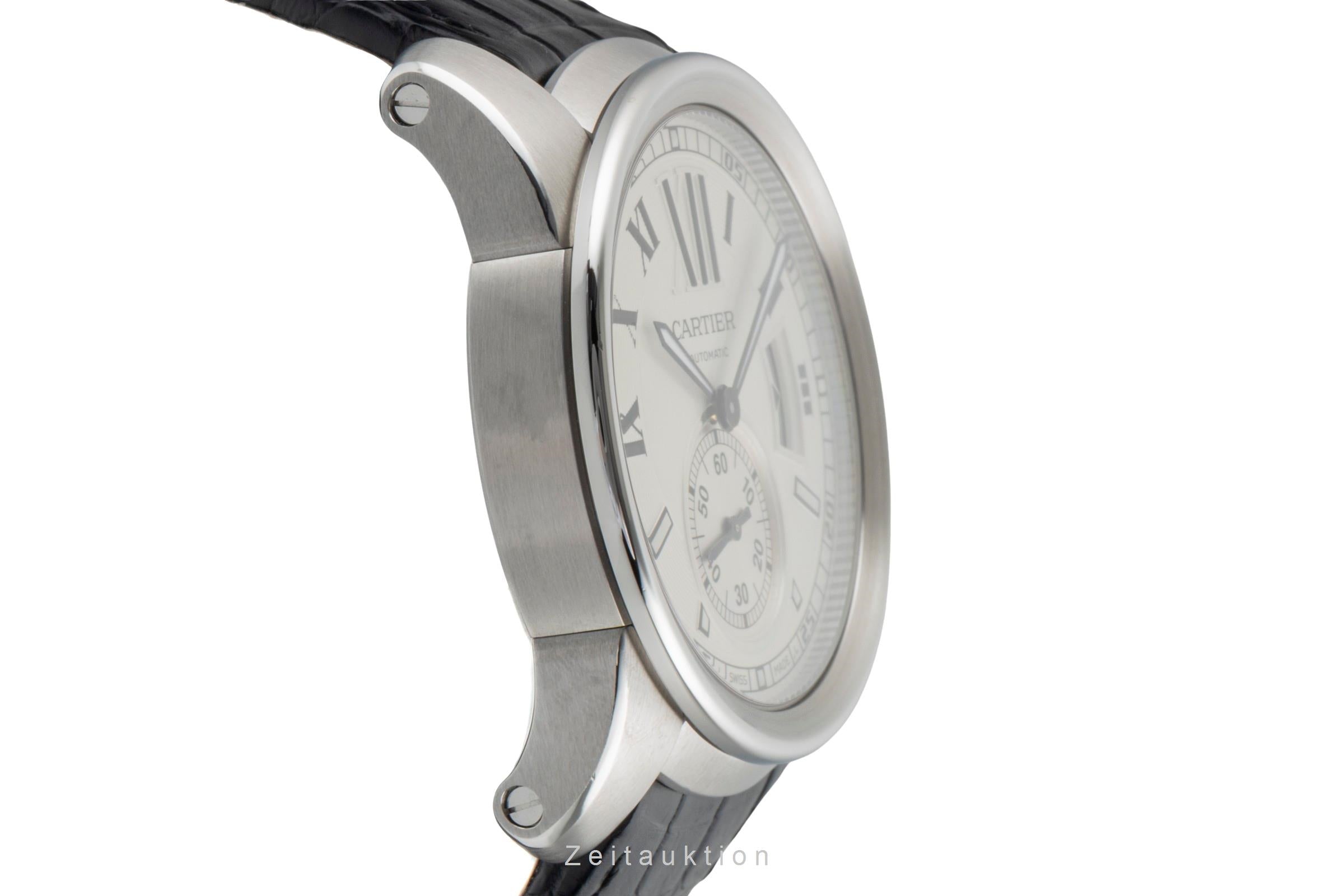 Cartier Calibre de Cartier steel automatic men's watch W7100037  [2600298]