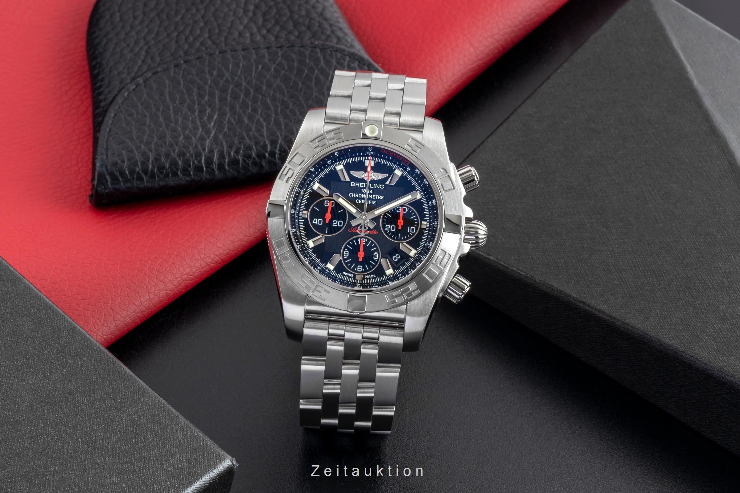 Breitling Chronomat 44 Japan Chronograph Automatik Ref. AB0111 B&P 2011 Limited  [2600300]