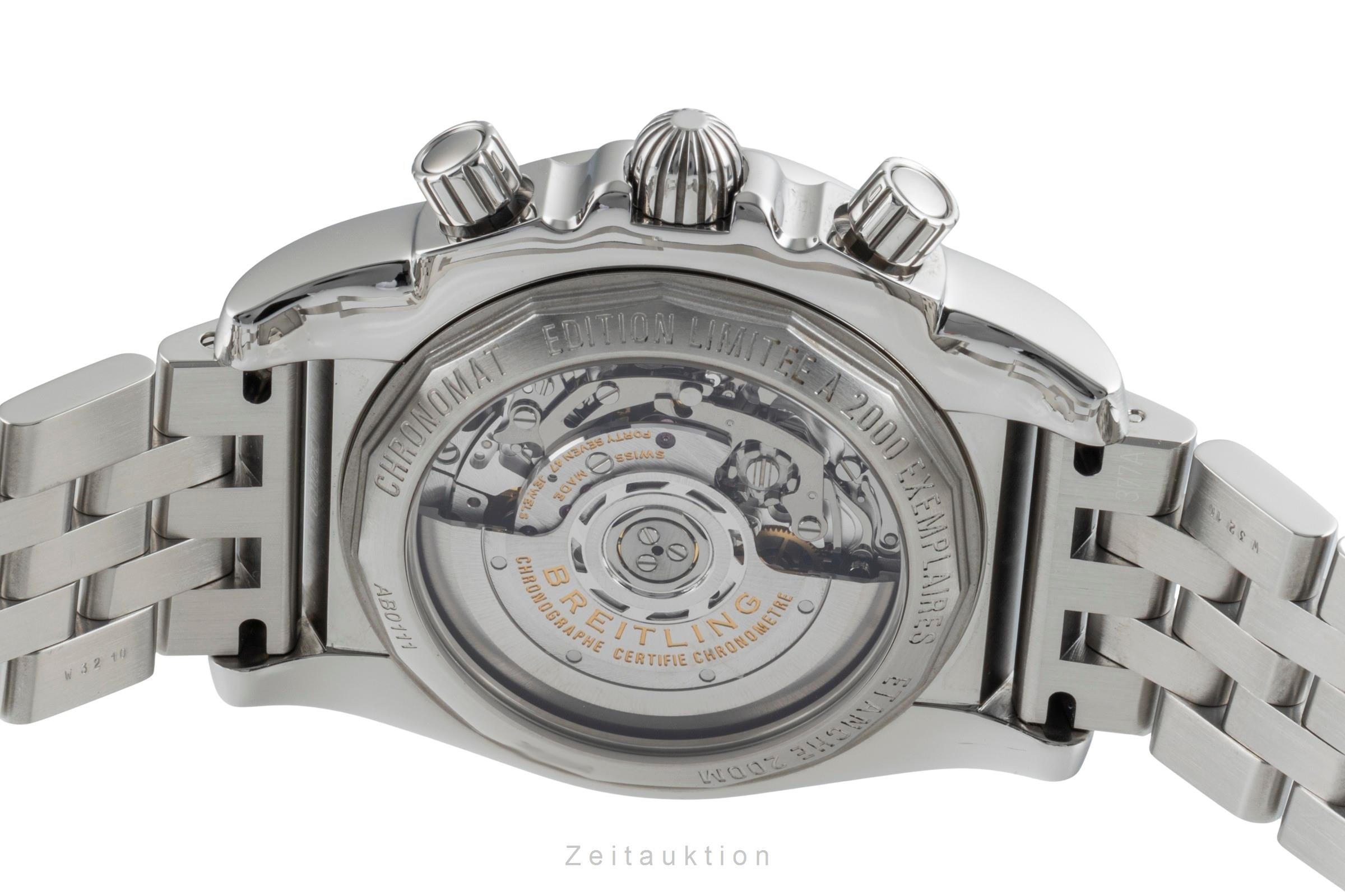 Breitling Chronomat 44 Japan Chronograph Automatik Ref. AB0111 B&P 2011 Limited  [2600300]