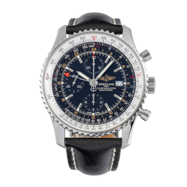 Breitling Navitimer World GMT Chronograph Edelstahl Automatik Ref. A2432212/B726 [2600301]