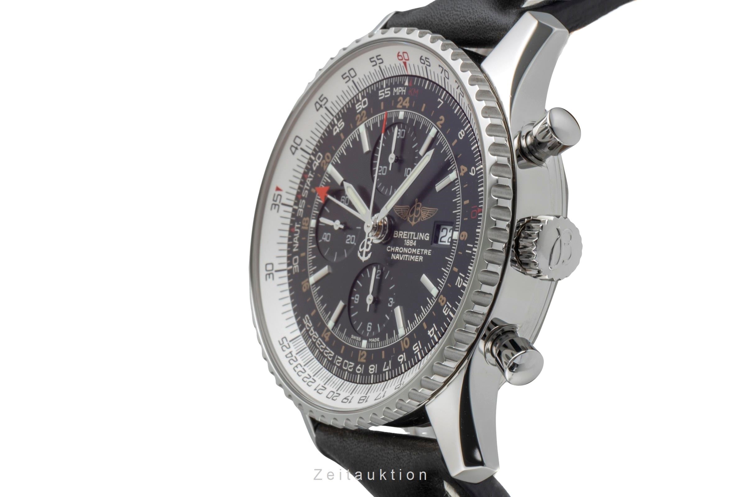 Breitling Navitimer World GMT Chronograph Edelstahl Automatik Ref. A2432212/B726 [2600301]
